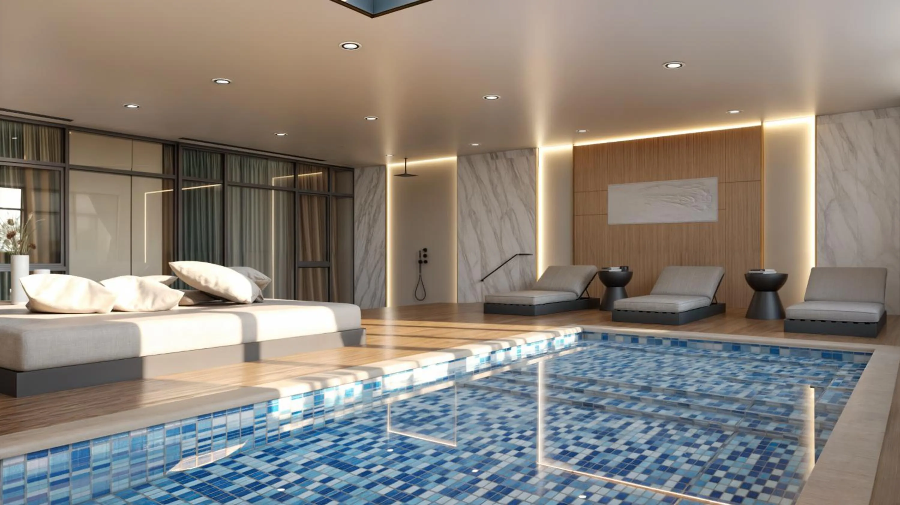 Seating area in Al Bandar Rotana – Dubai Creek