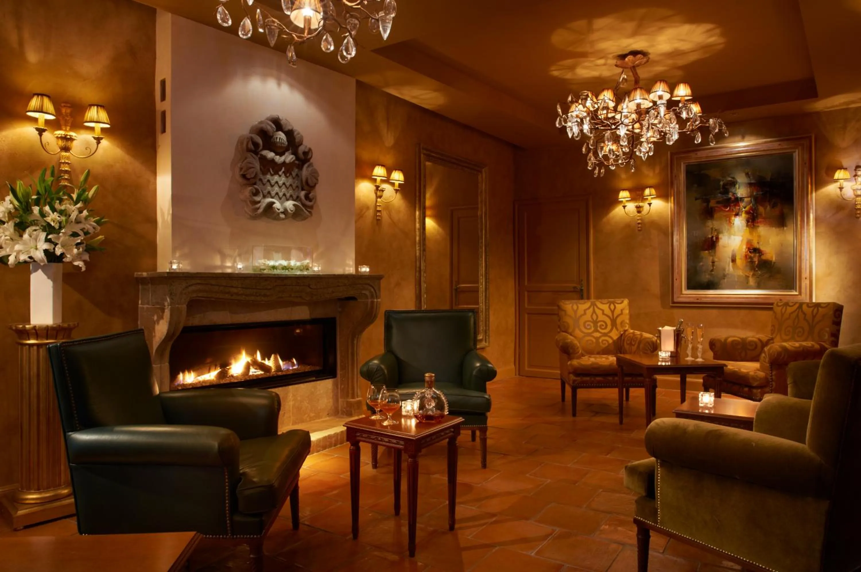 Lounge or bar in Chateau Eza