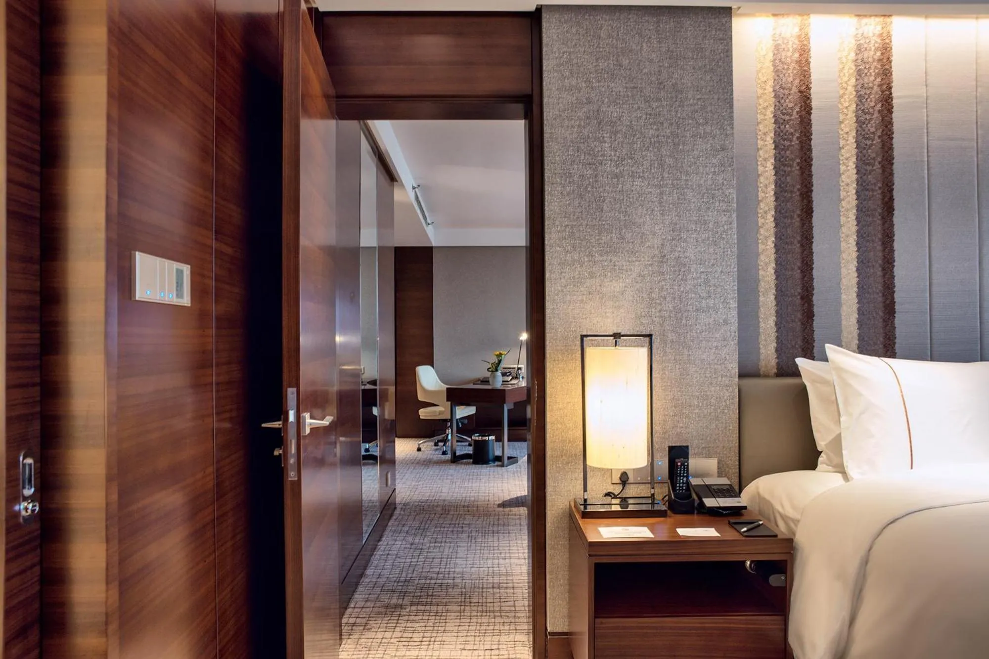 Decorative detail, Bed in Amara Shanghai