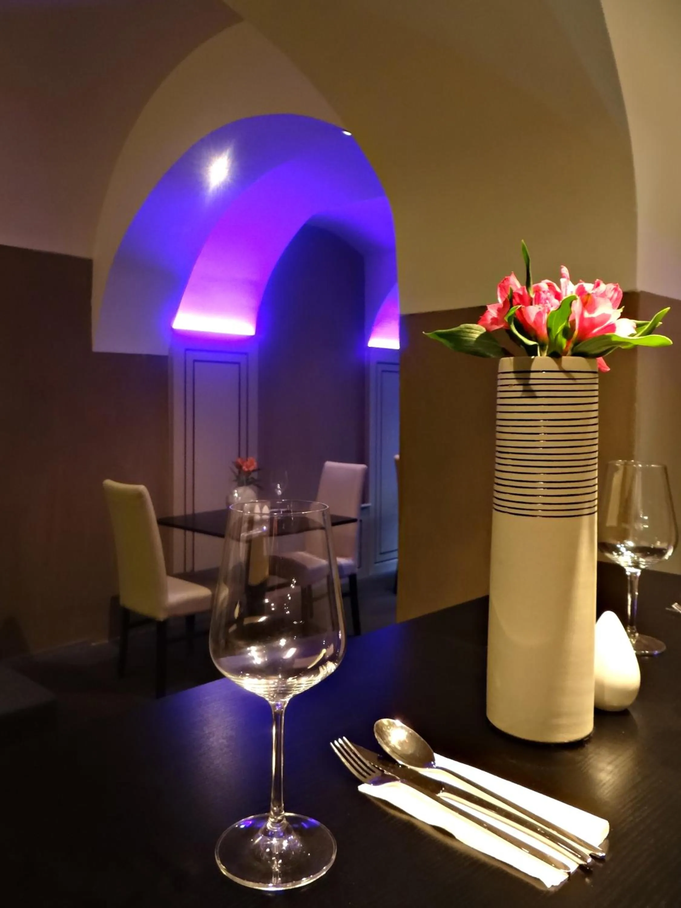 Decorative detail in Hotel U Kříže