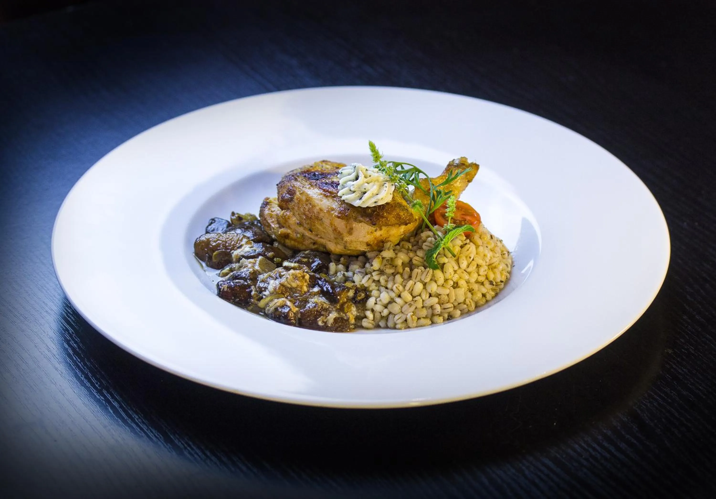 Food close-up in Hotel U Kříže