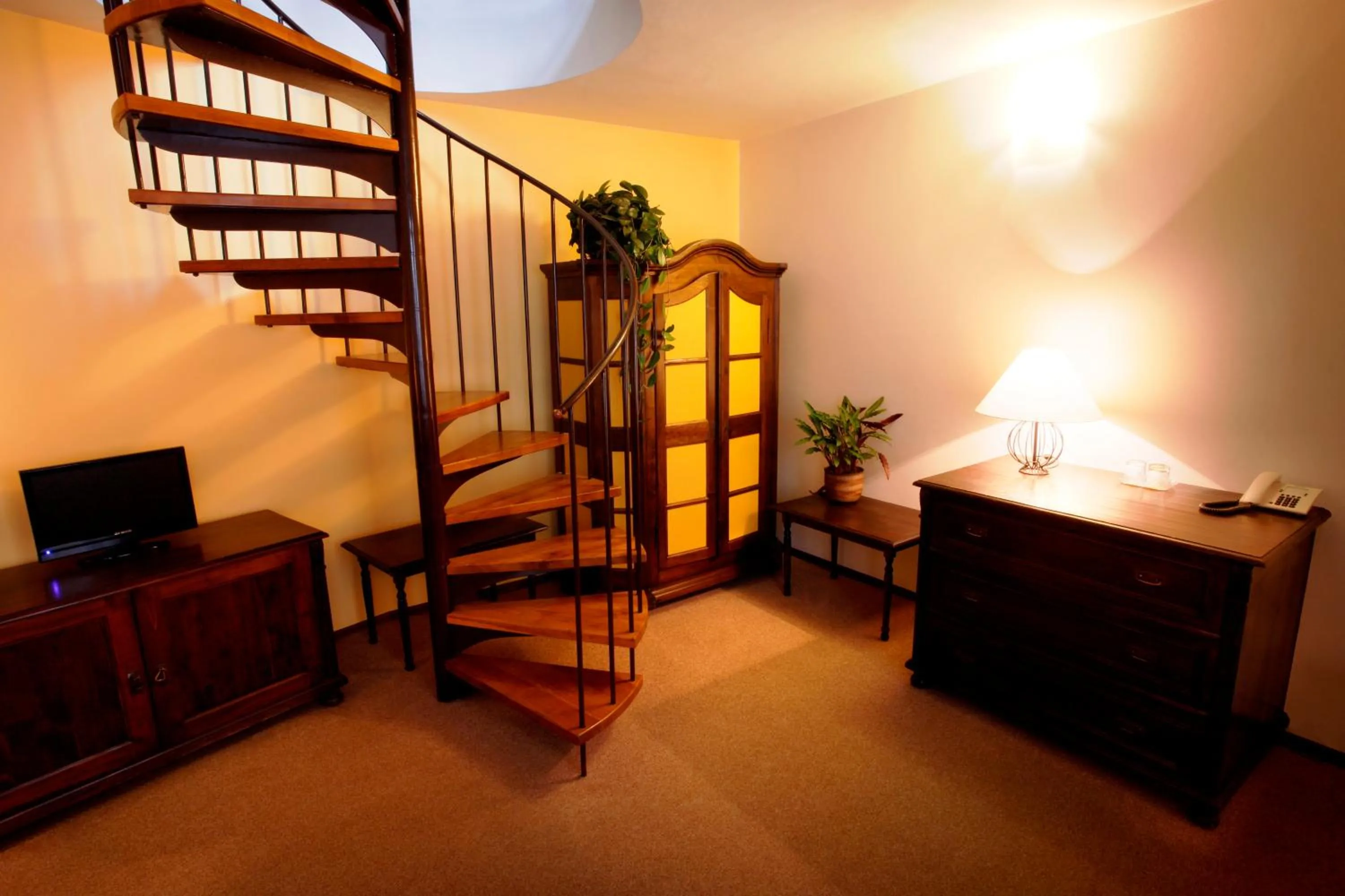 Decorative detail in Hotel U Kříže