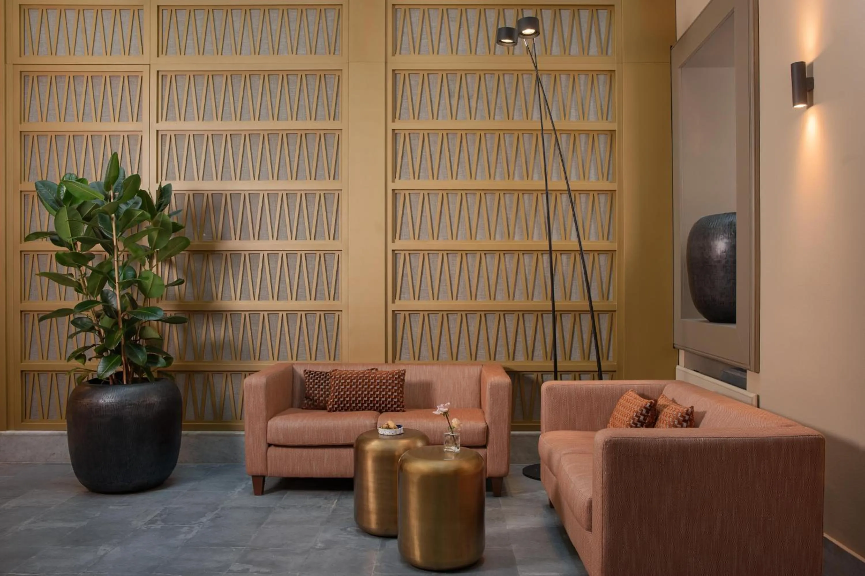 Lobby or reception in NH Collection Palermo Palazzo Sitano