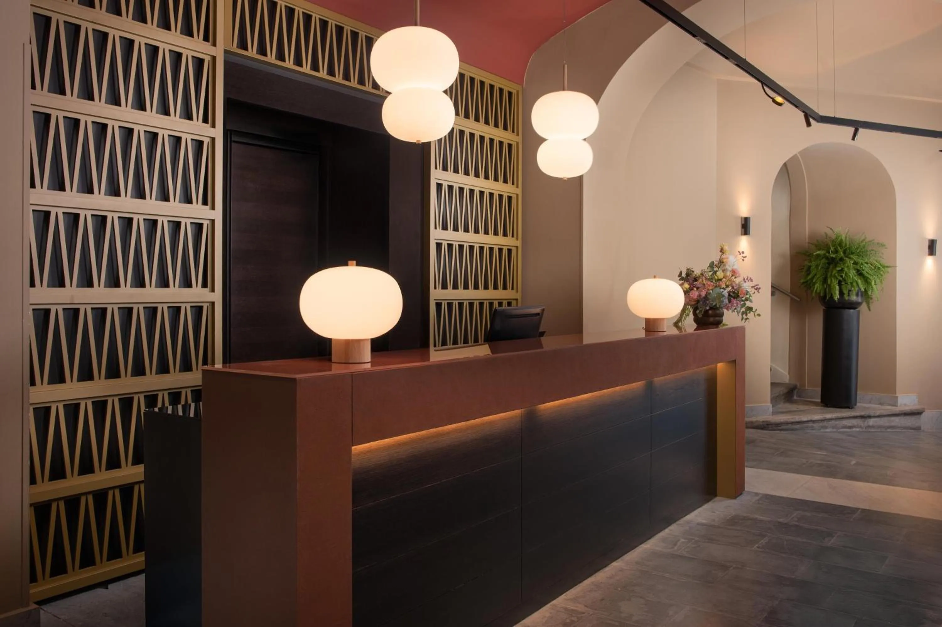 Lobby or reception in NH Collection Palermo Palazzo Sitano