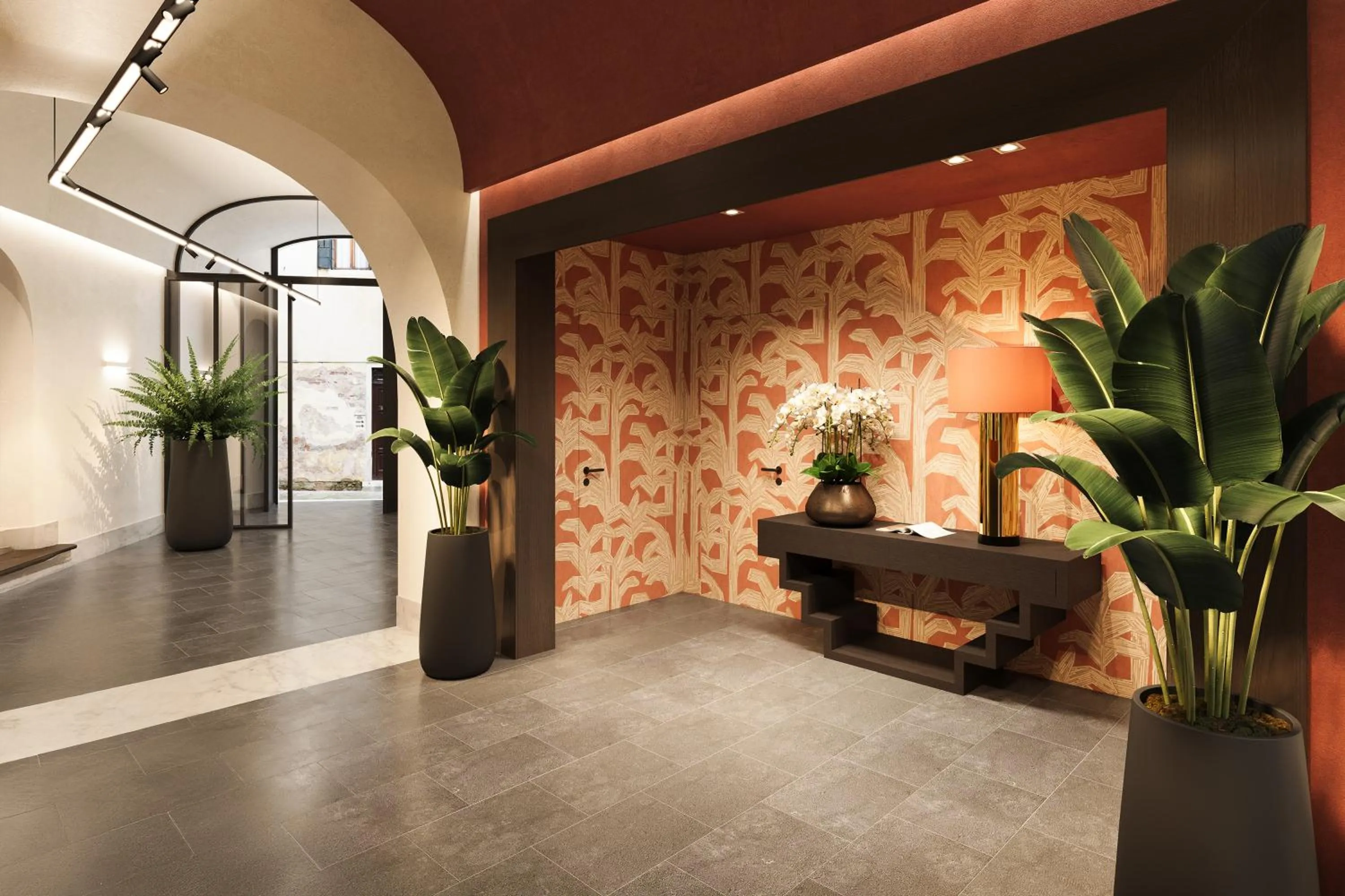 Lobby or reception in NH Collection Palermo Palazzo Sitano