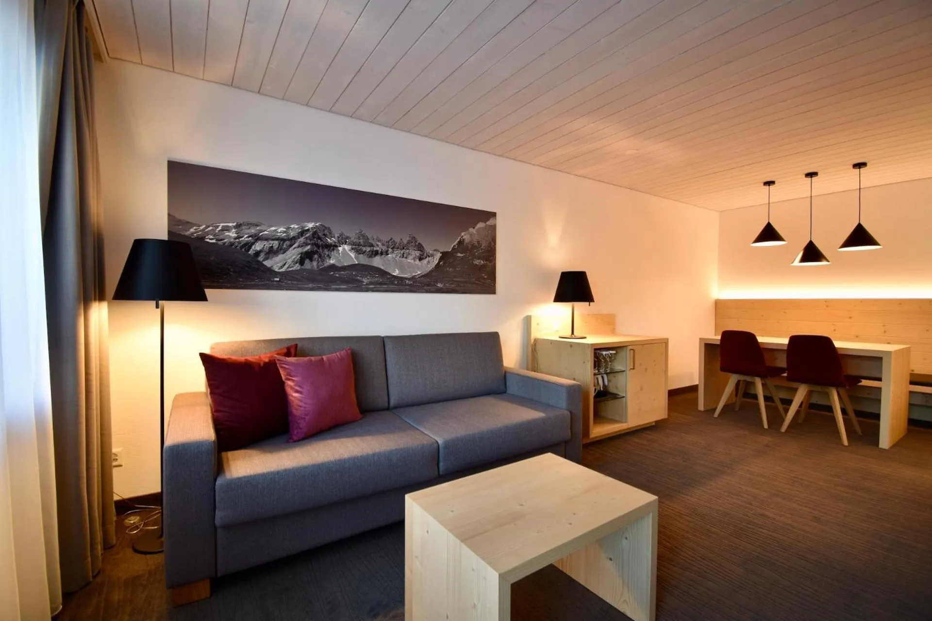 Living room in Hotel Laaxerhof