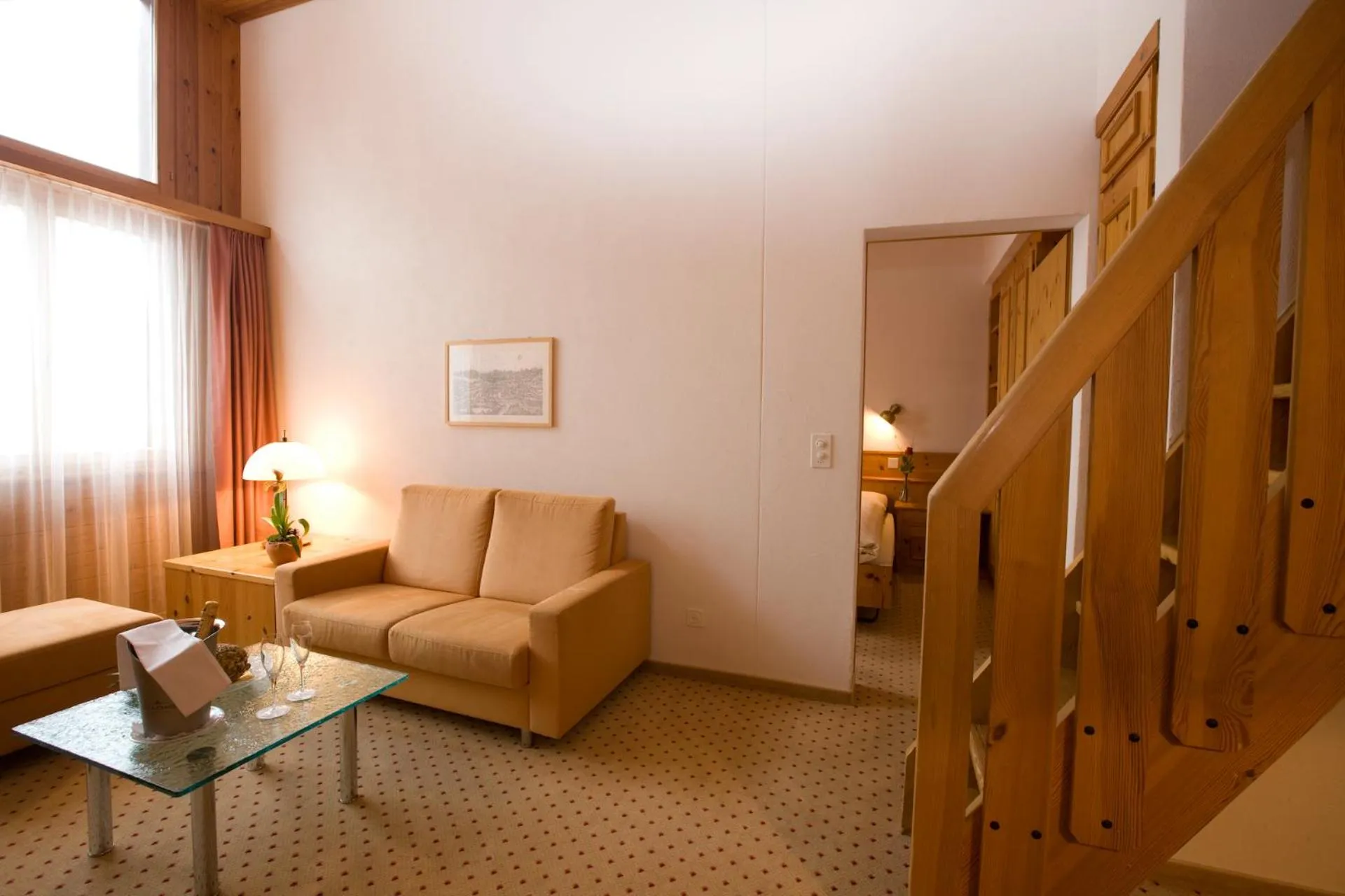 Living room in Hotel Laaxerhof
