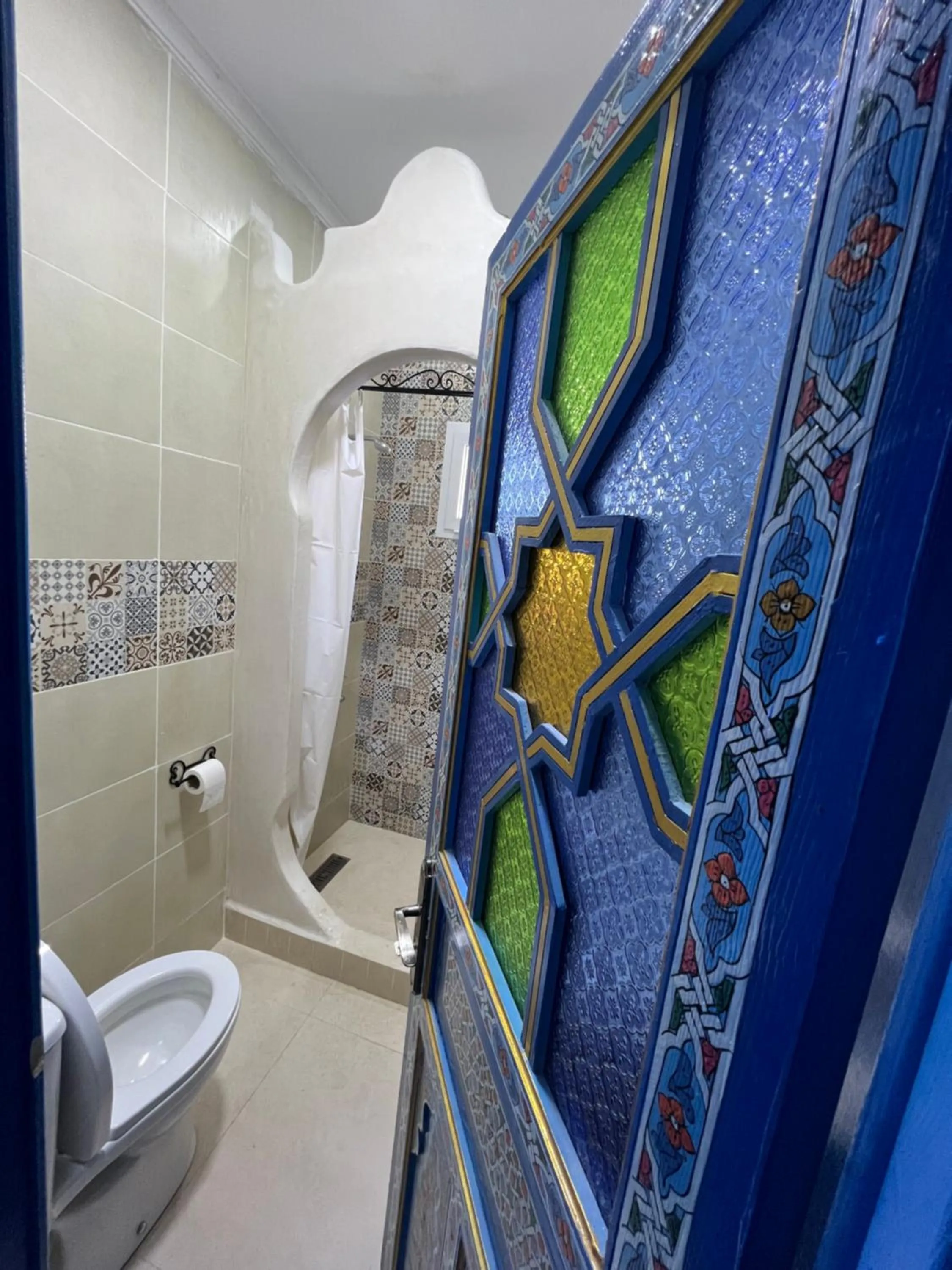 Shower in Puerta Azul
