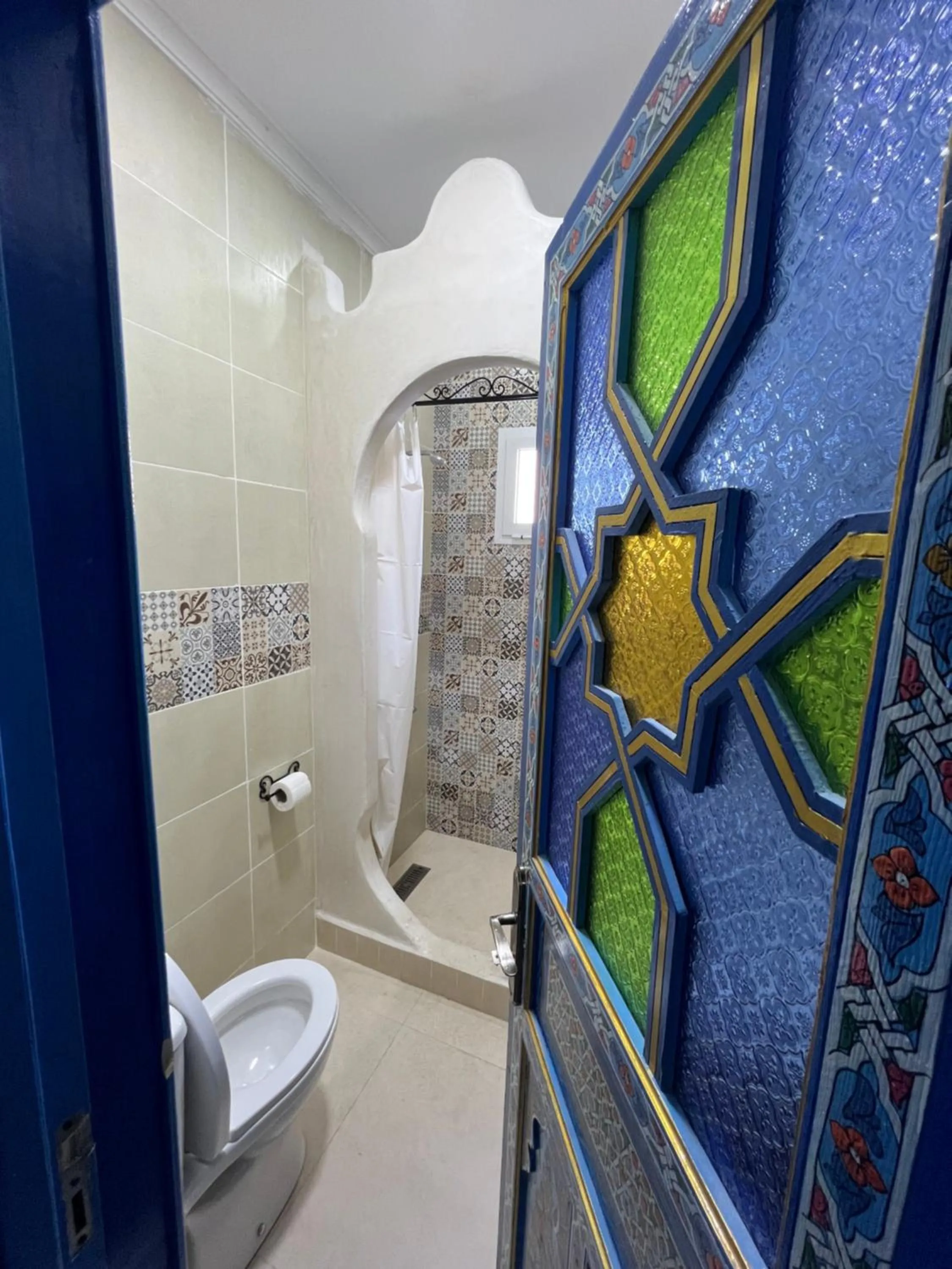 Shower in Puerta Azul
