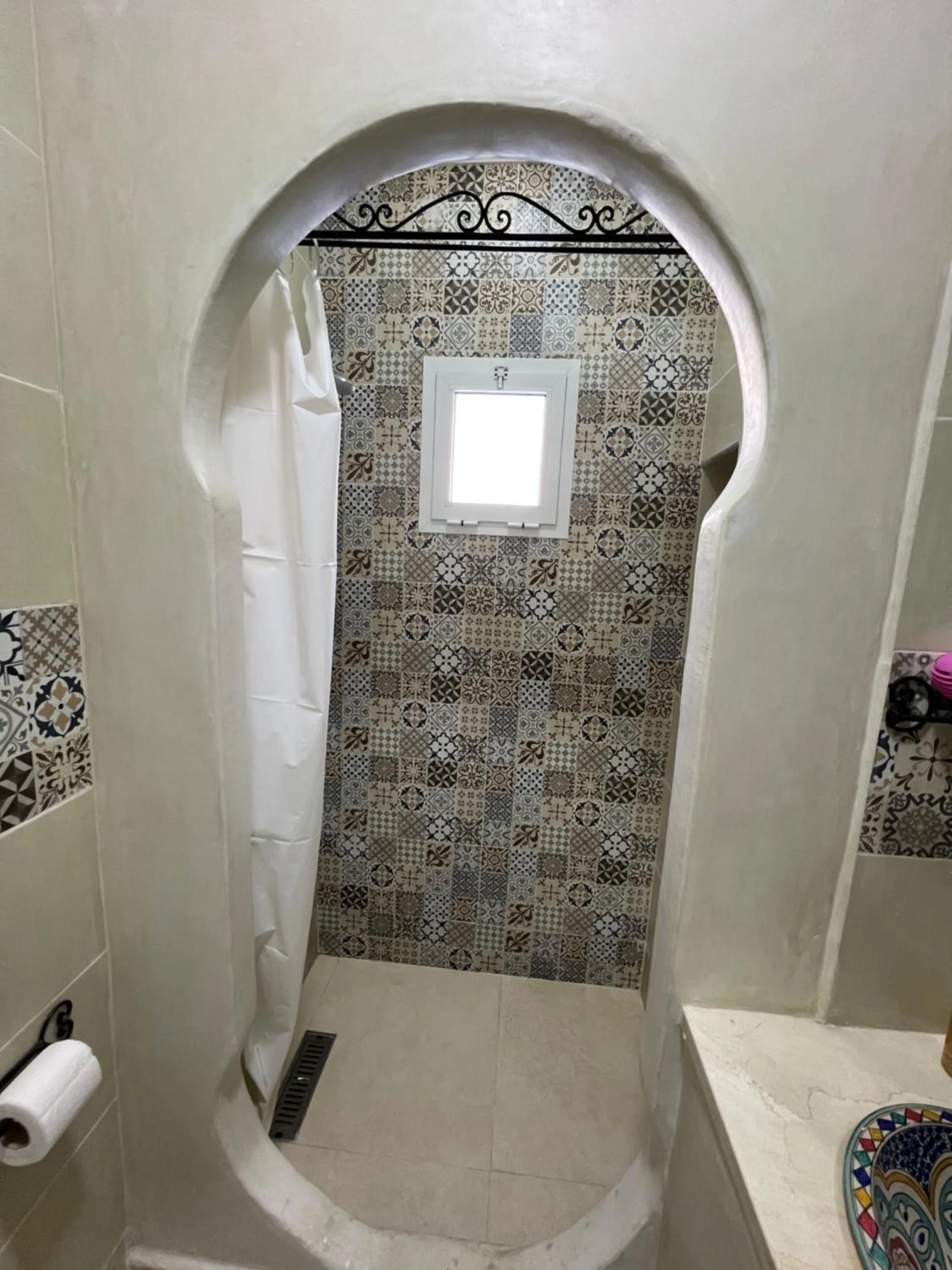 Shower in Puerta Azul