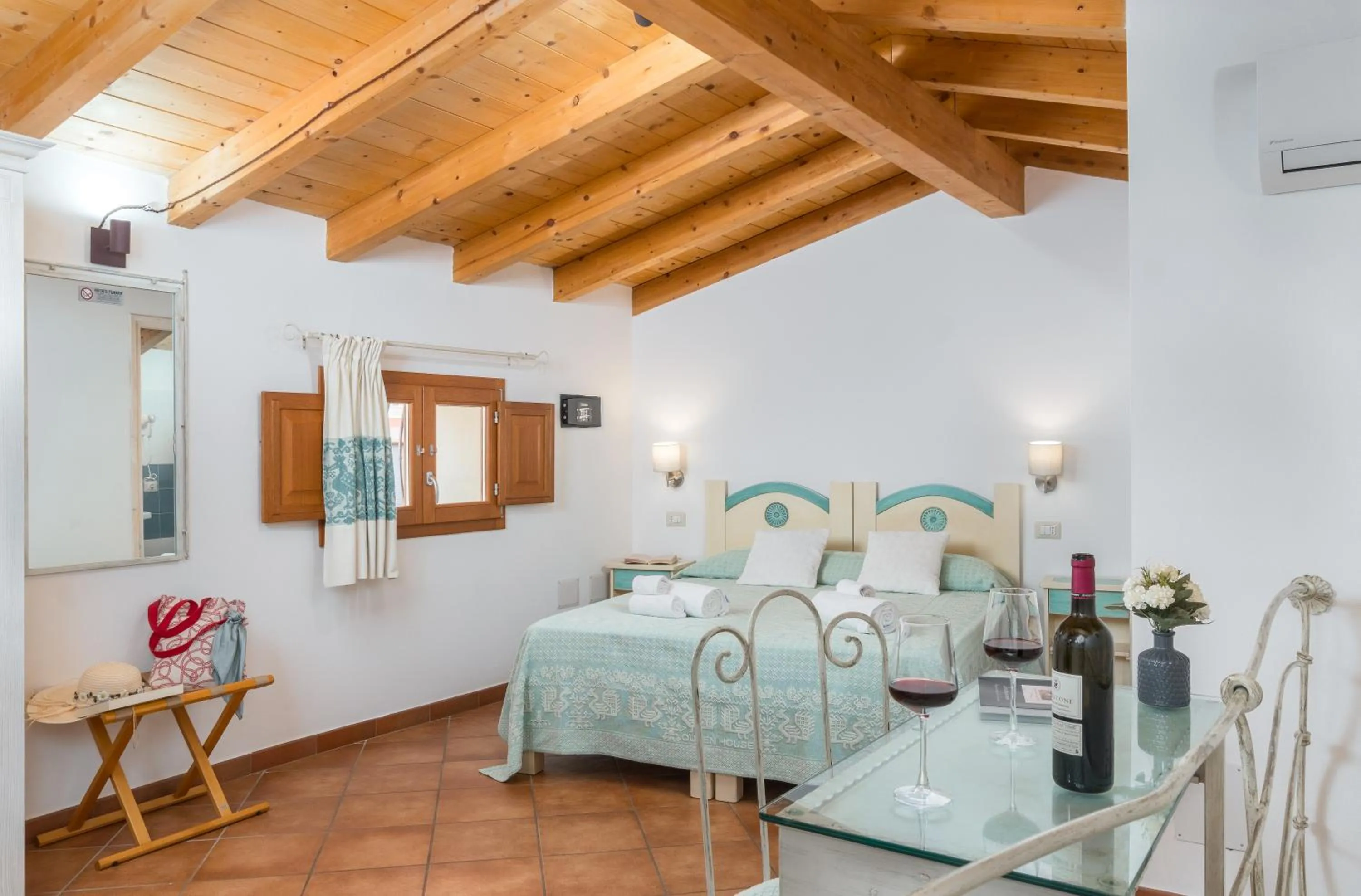 Bed in Bosa Queen House