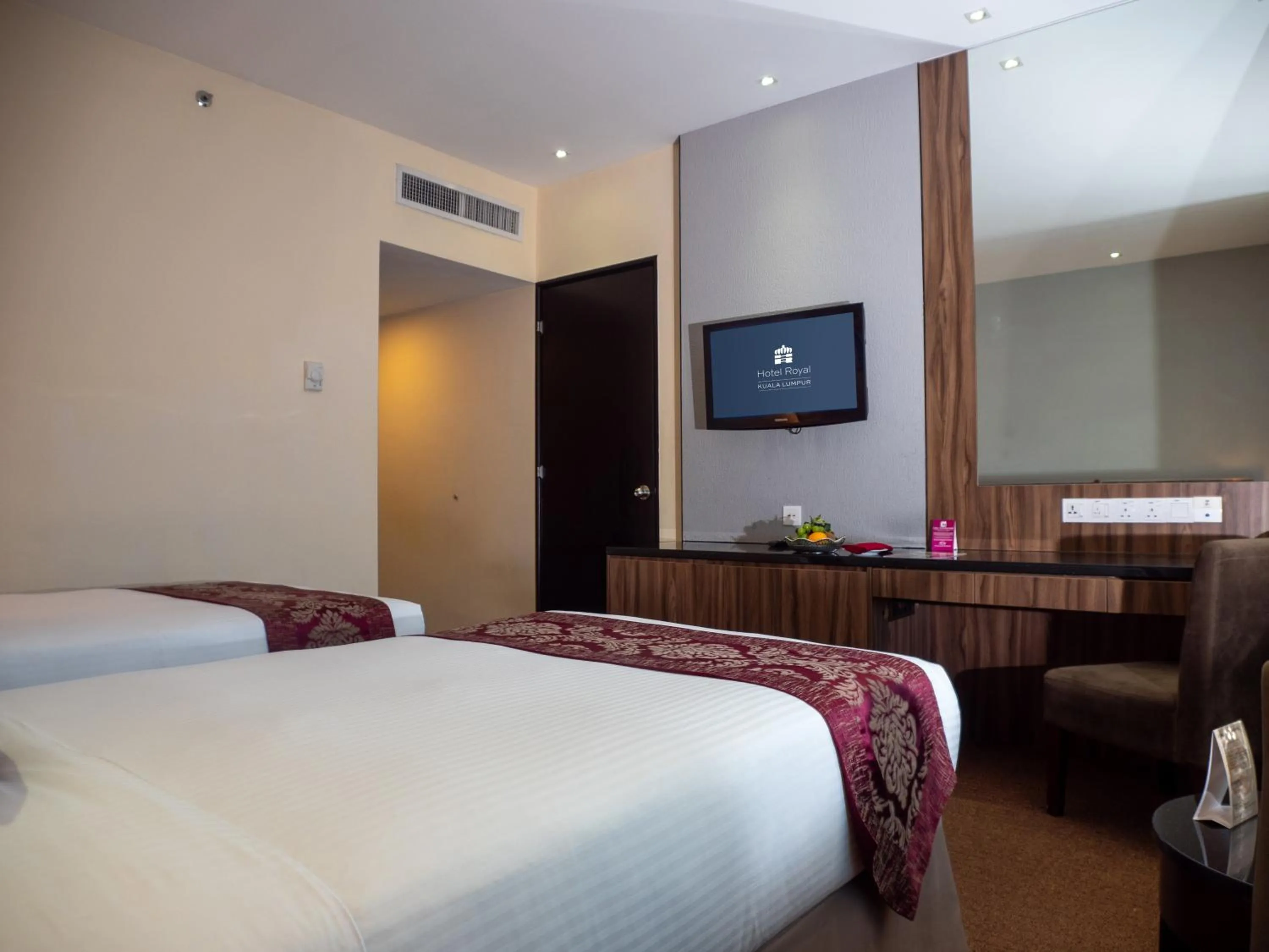 TV and multimedia, Bed in Hotel Royal Kuala Lumpur
