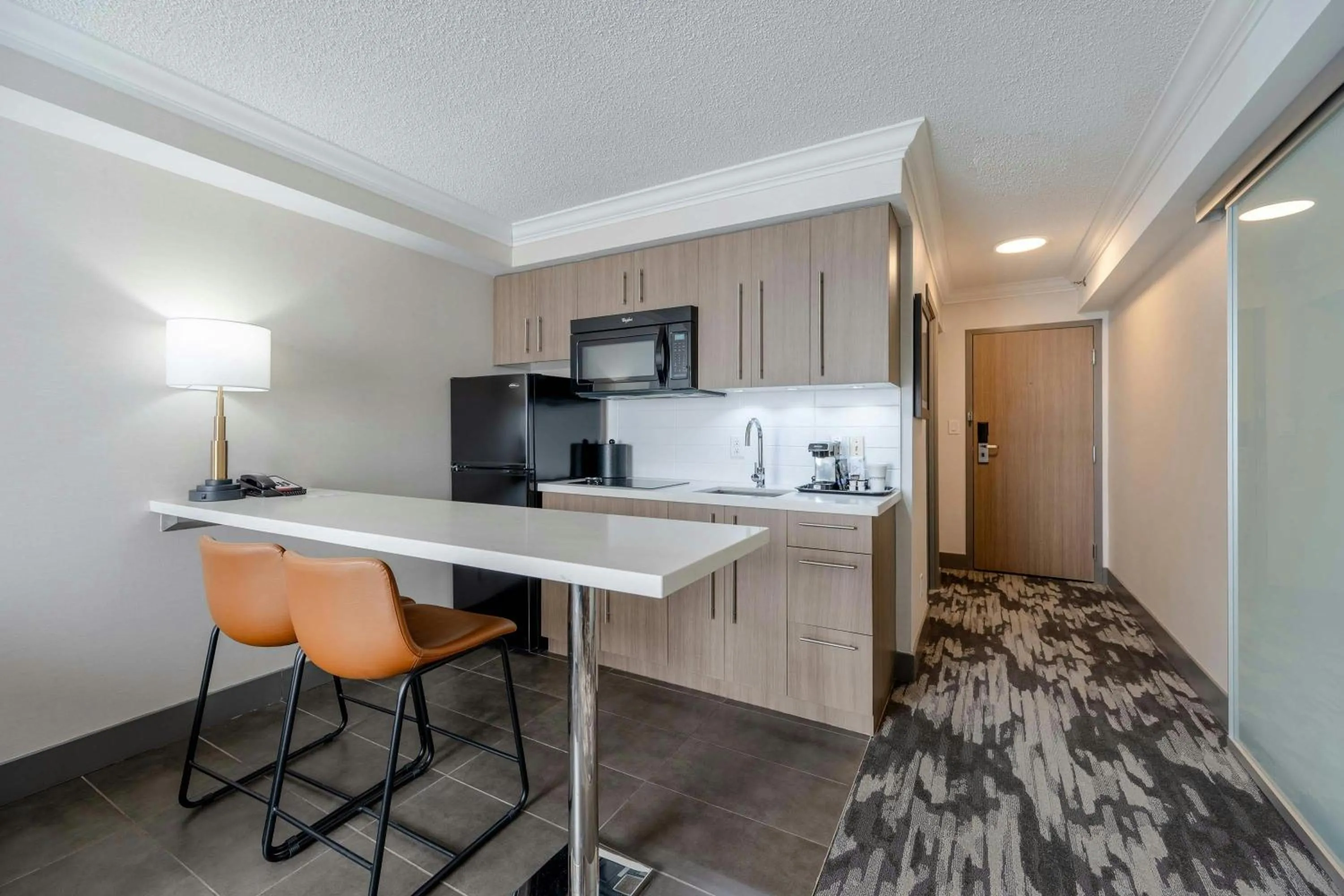 Bedroom in Sandman Signature Mississauga Hotel