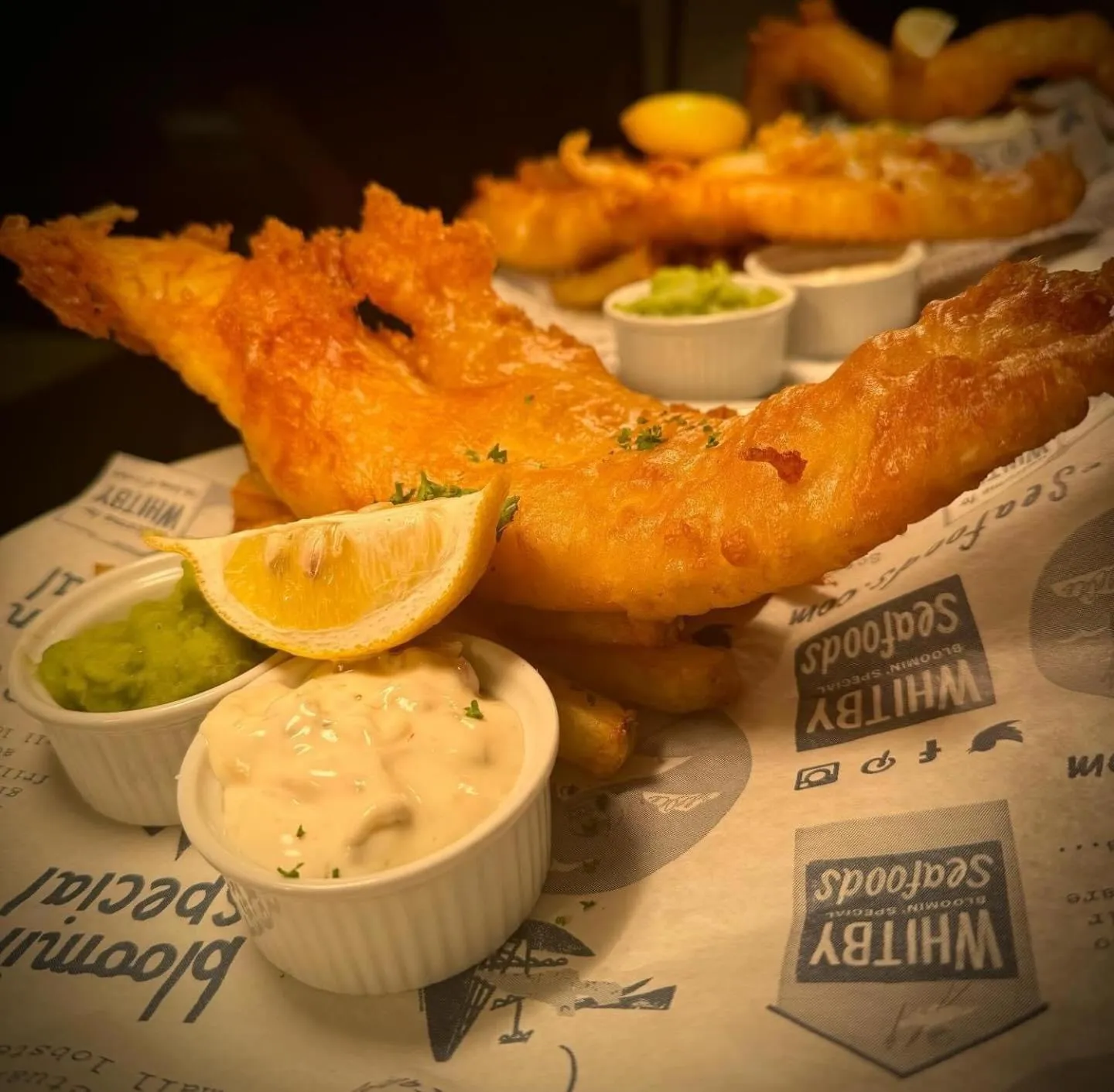 Food close-up in The White House Inn - Whitby