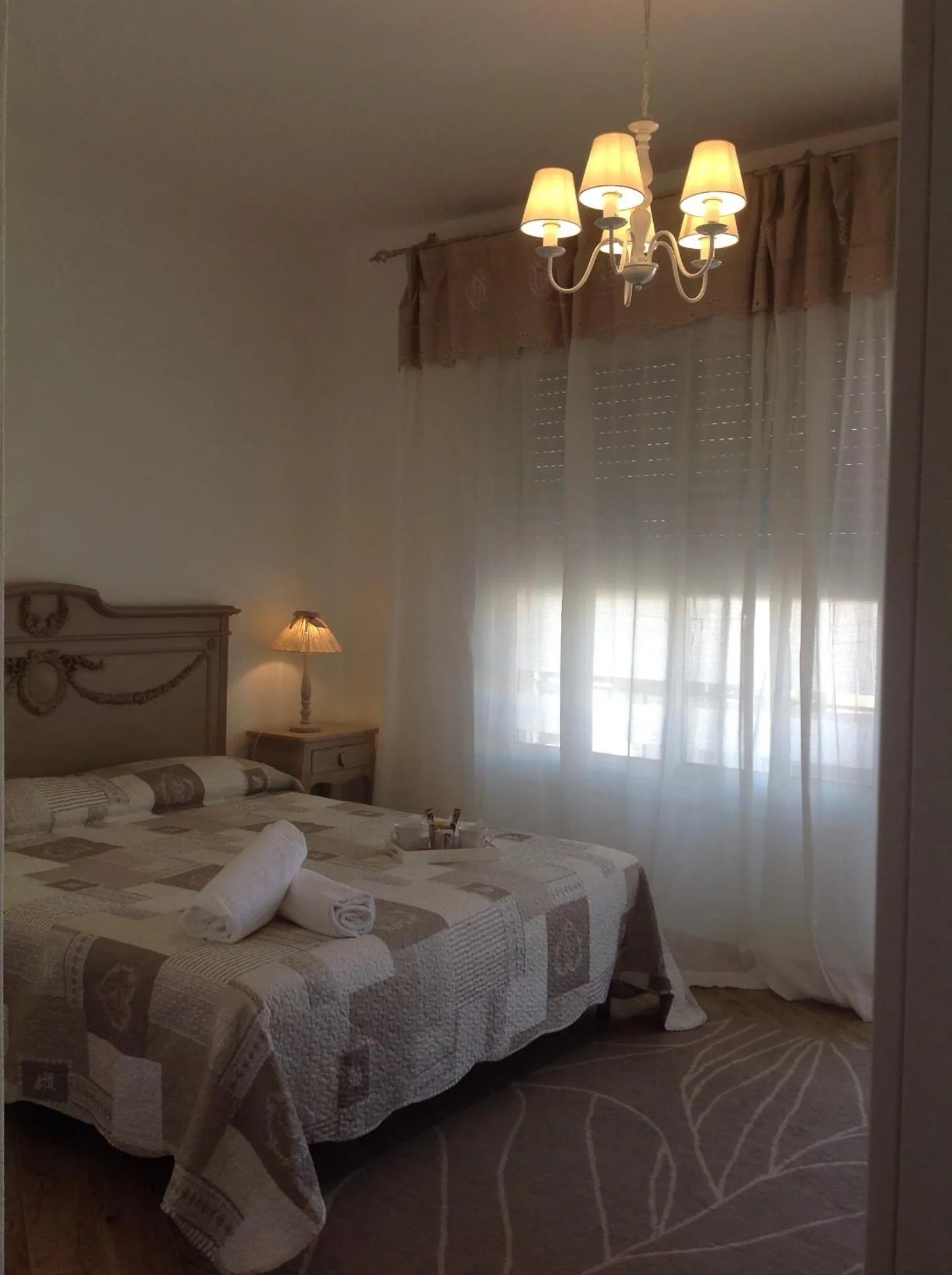 Bed in City Garden Guest House