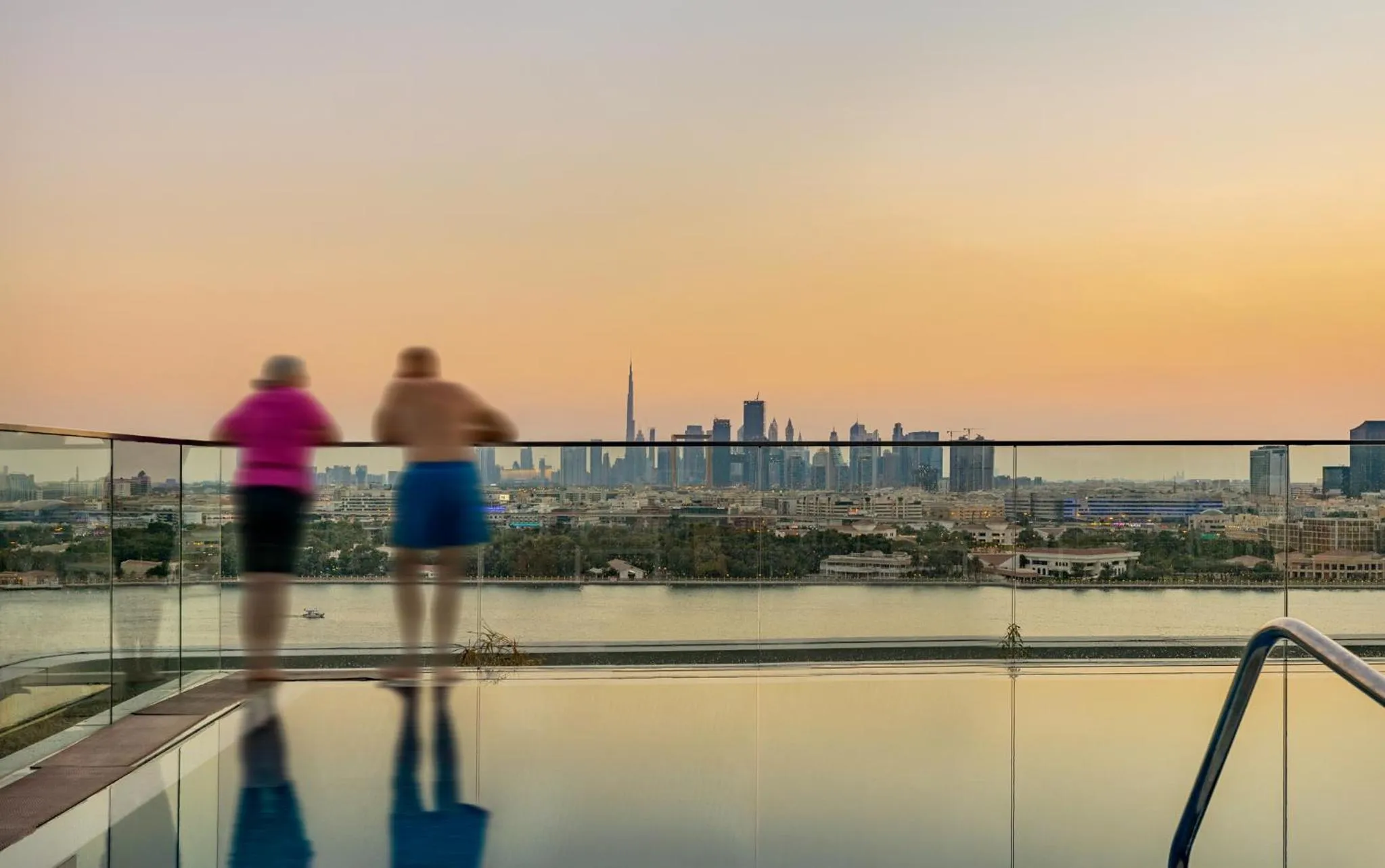 Pool view in Al Bandar Arjaan by Rotana – Dubai Creek