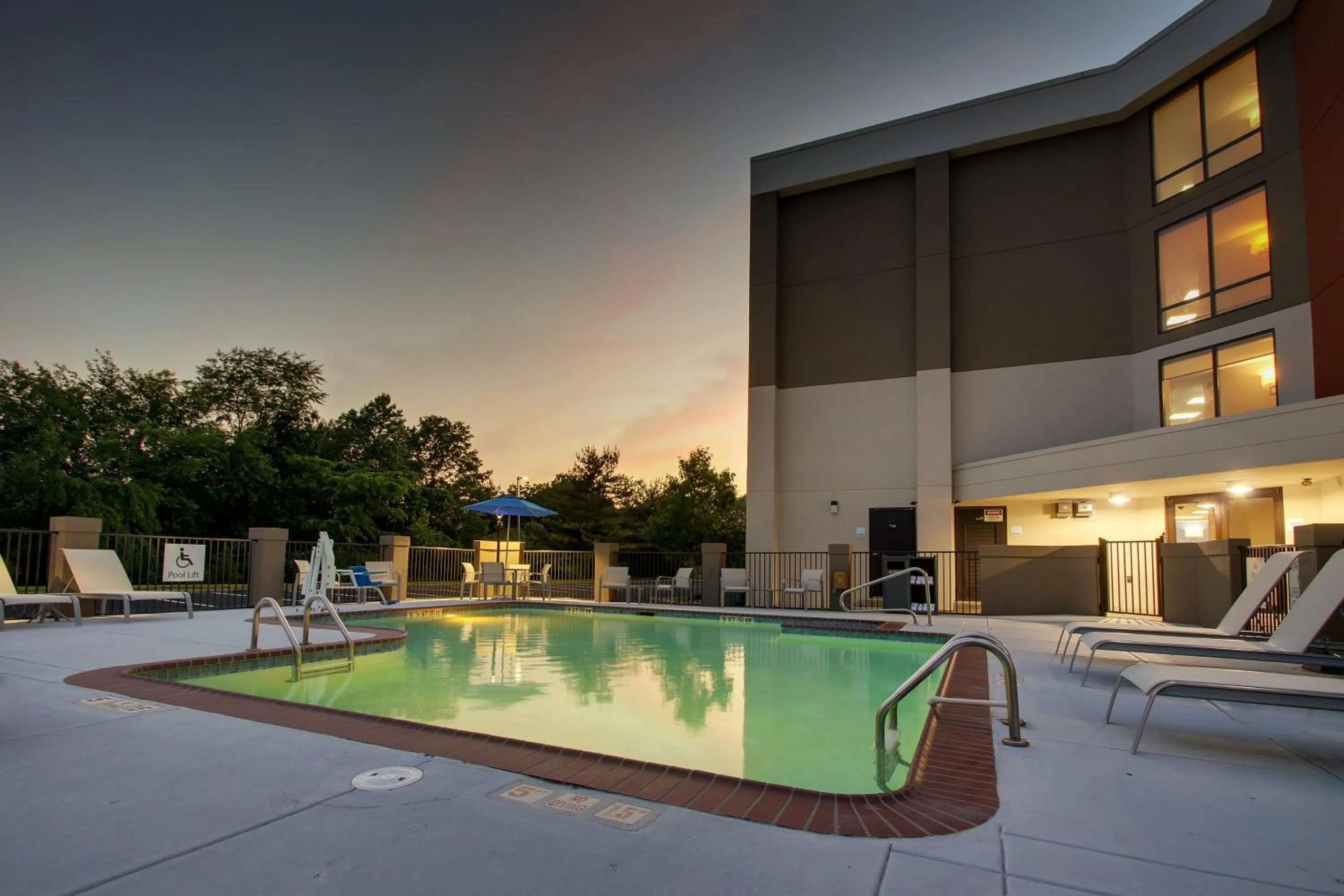 Swimming pool in Holiday Inn Express Voorhees/ Mt. Laurel by IHG