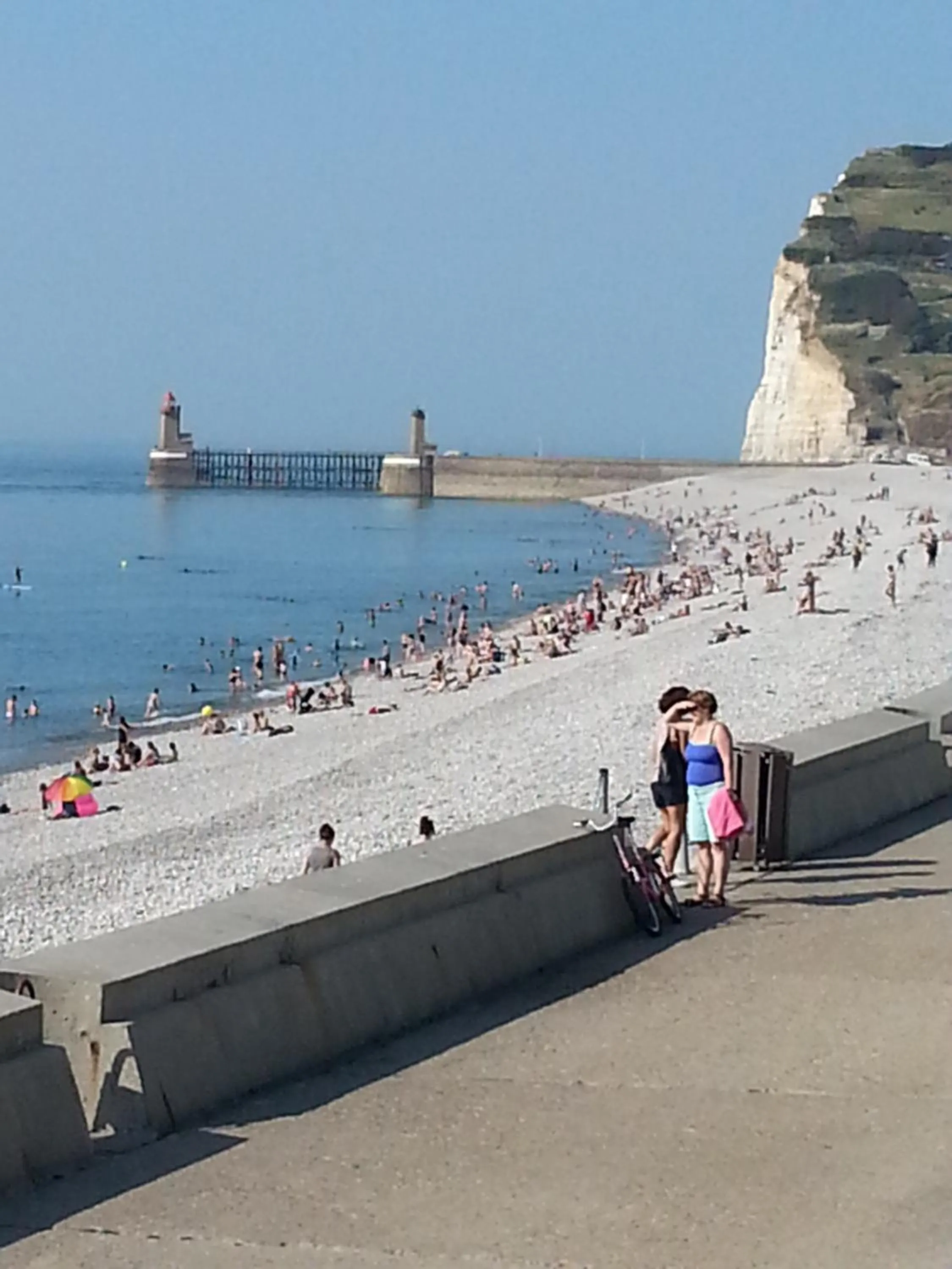 Beach in La mare aux canards