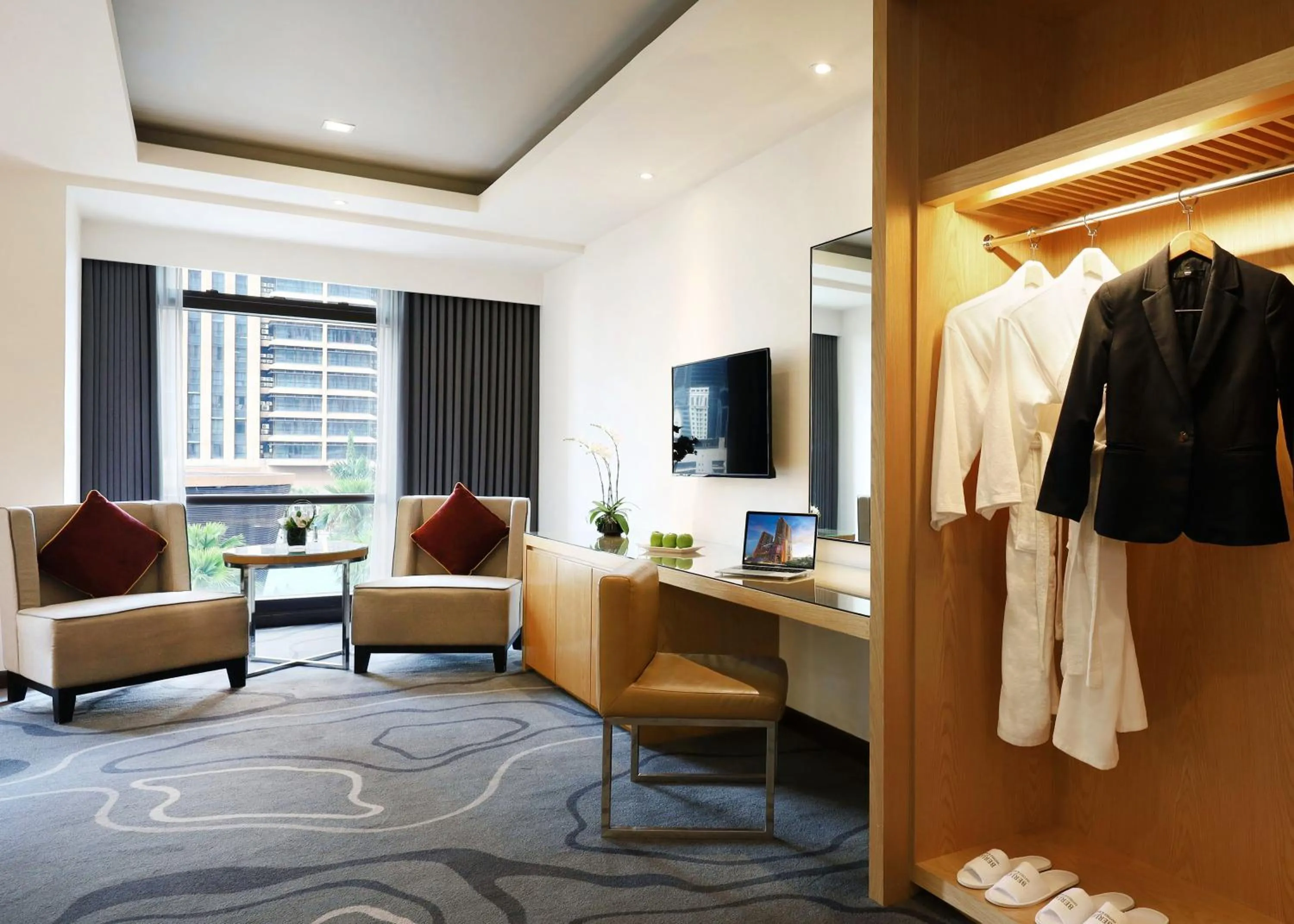 Living room in Berjaya Times Square Hotel, Kuala Lumpur