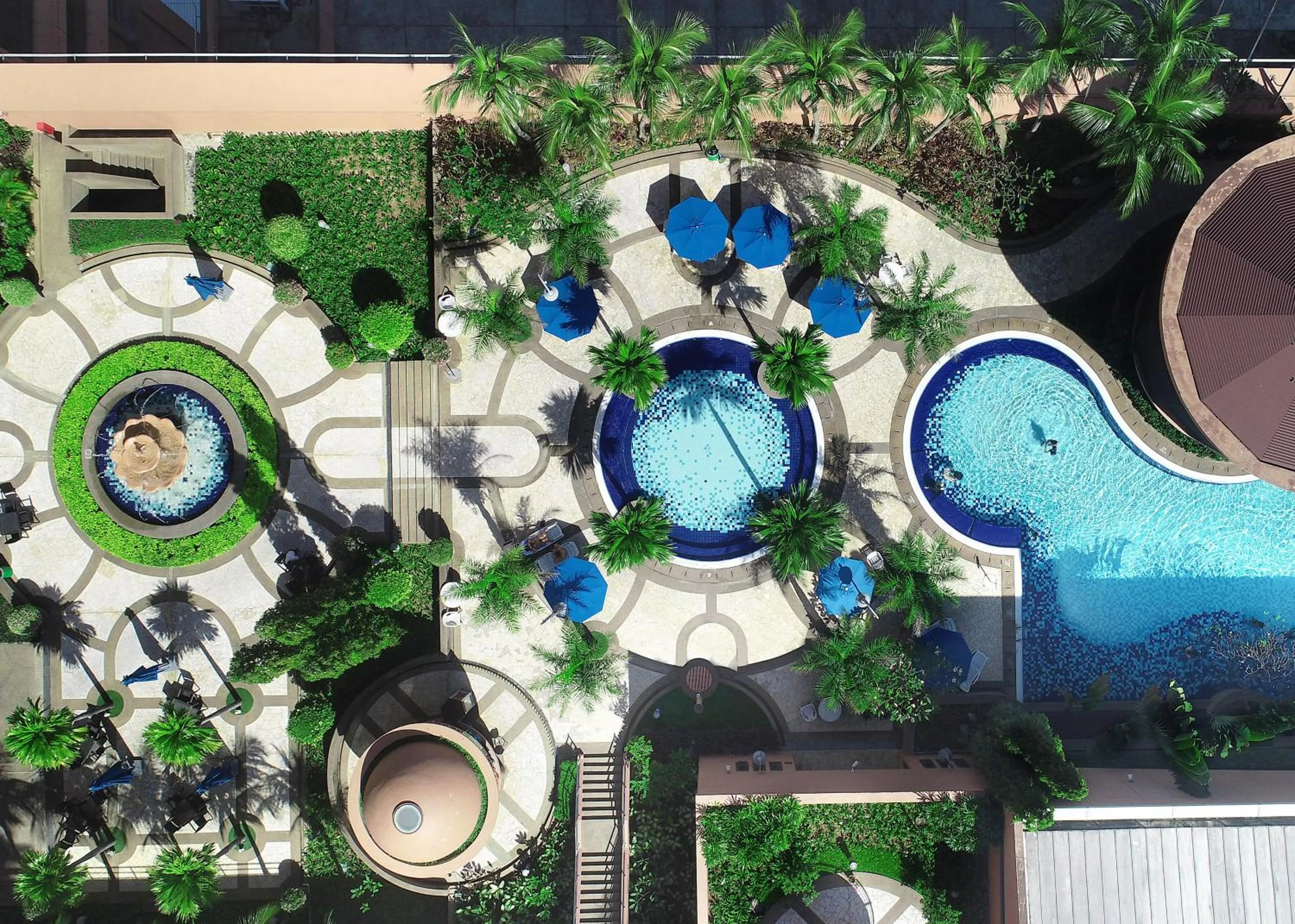 Swimming pool in Berjaya Times Square Hotel, Kuala Lumpur