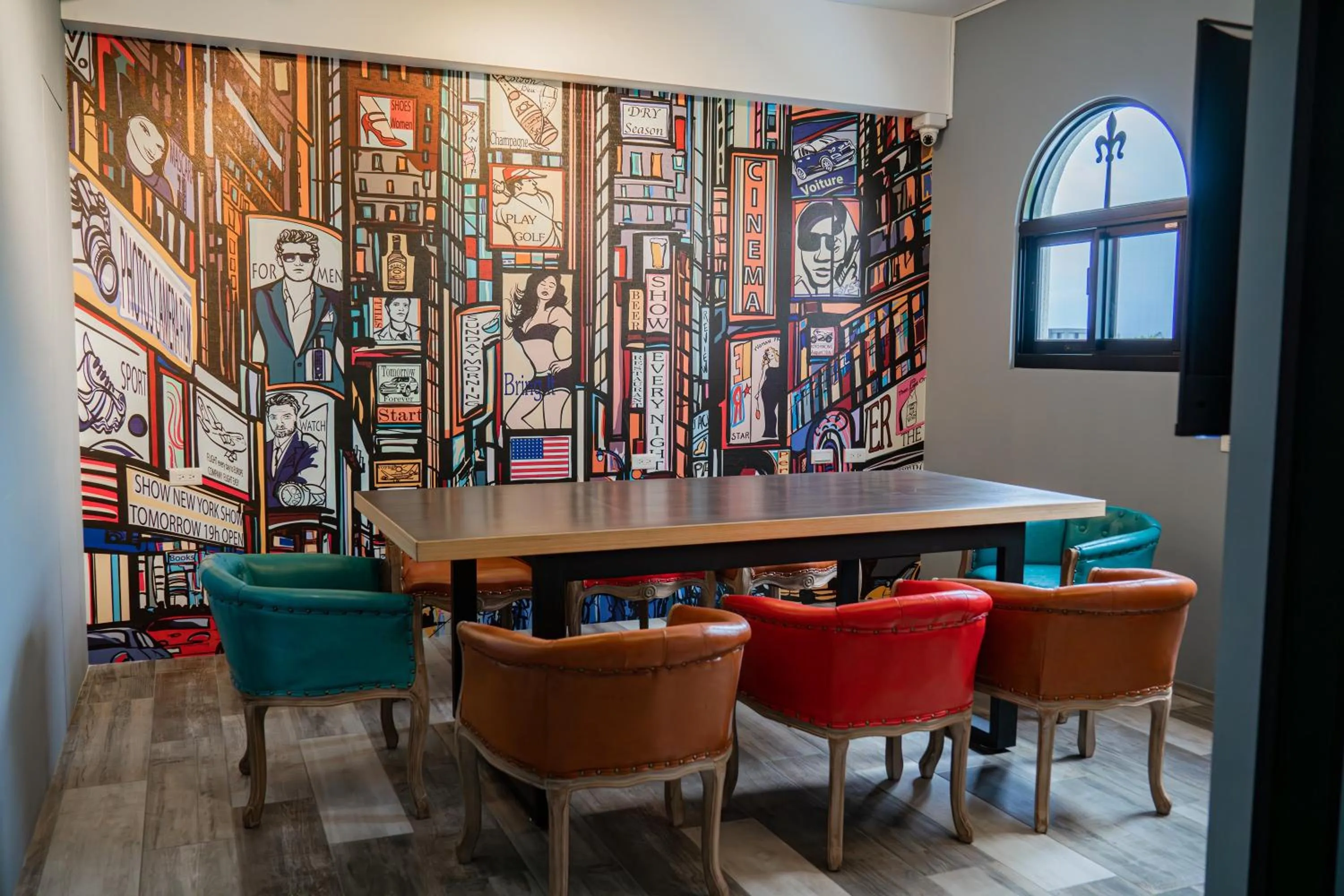 Seating area in Milan Yilan