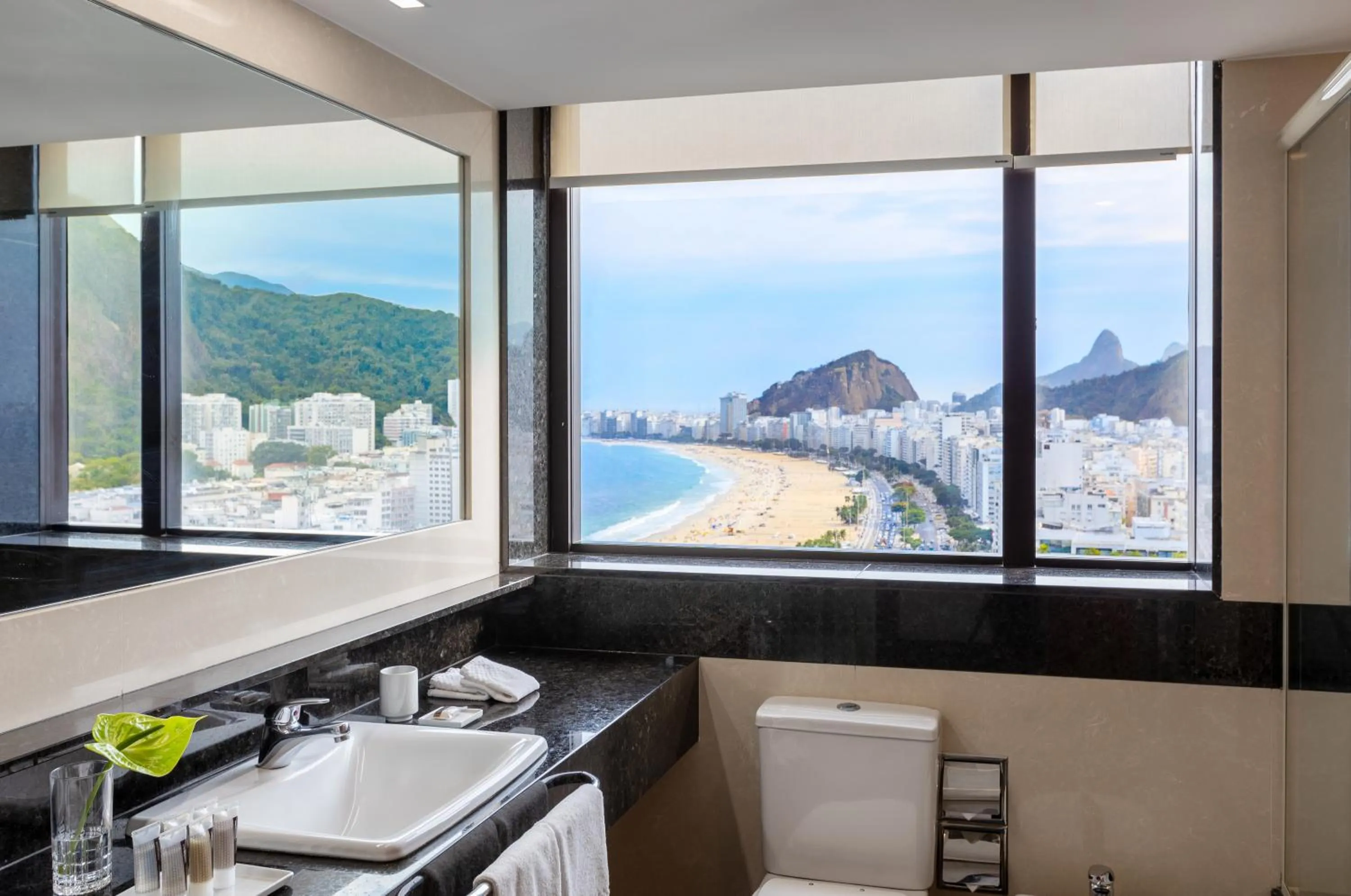 Bathroom in Hilton Copacabana Rio de Janeiro