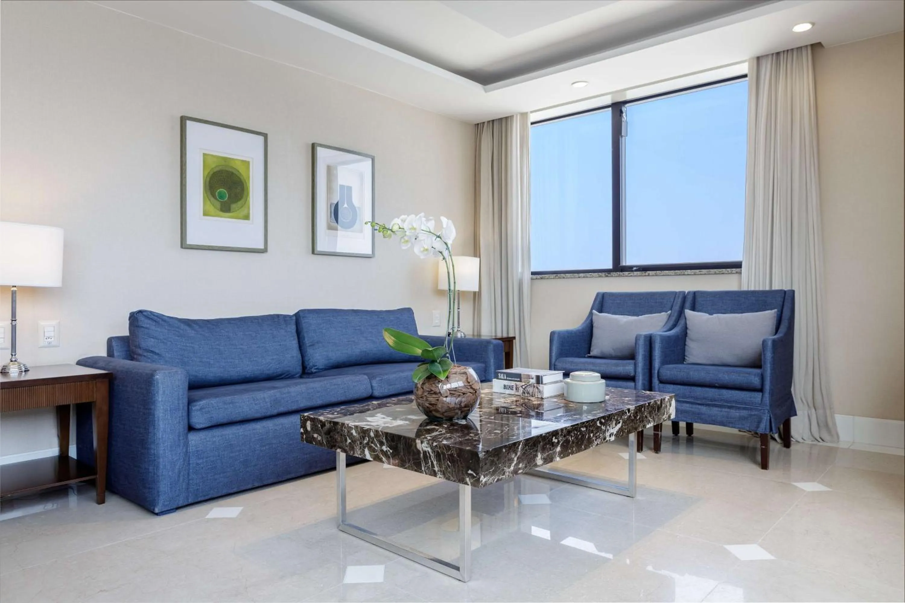 Living room in Hilton Copacabana Rio de Janeiro
