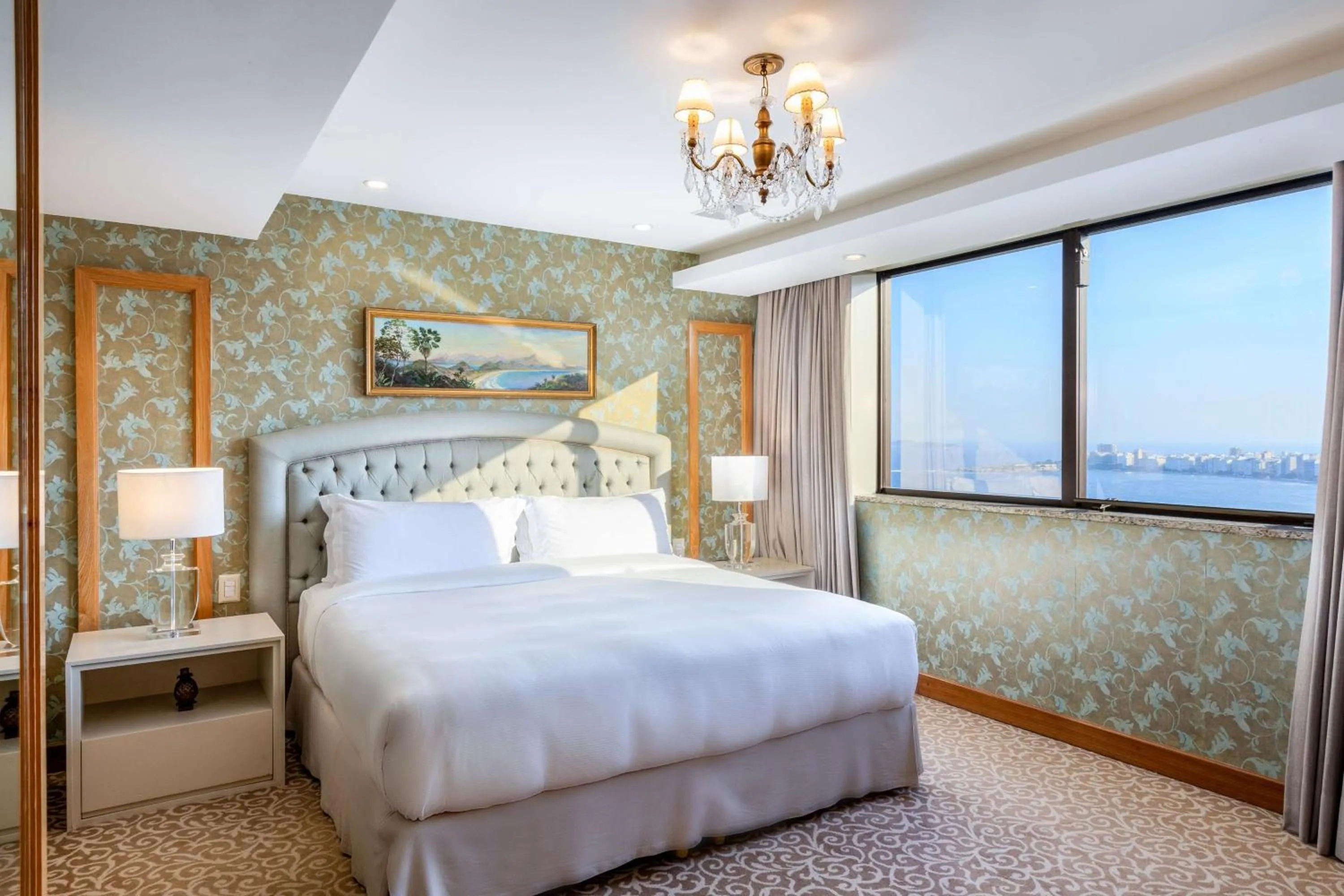 Bed in Hilton Copacabana Rio de Janeiro