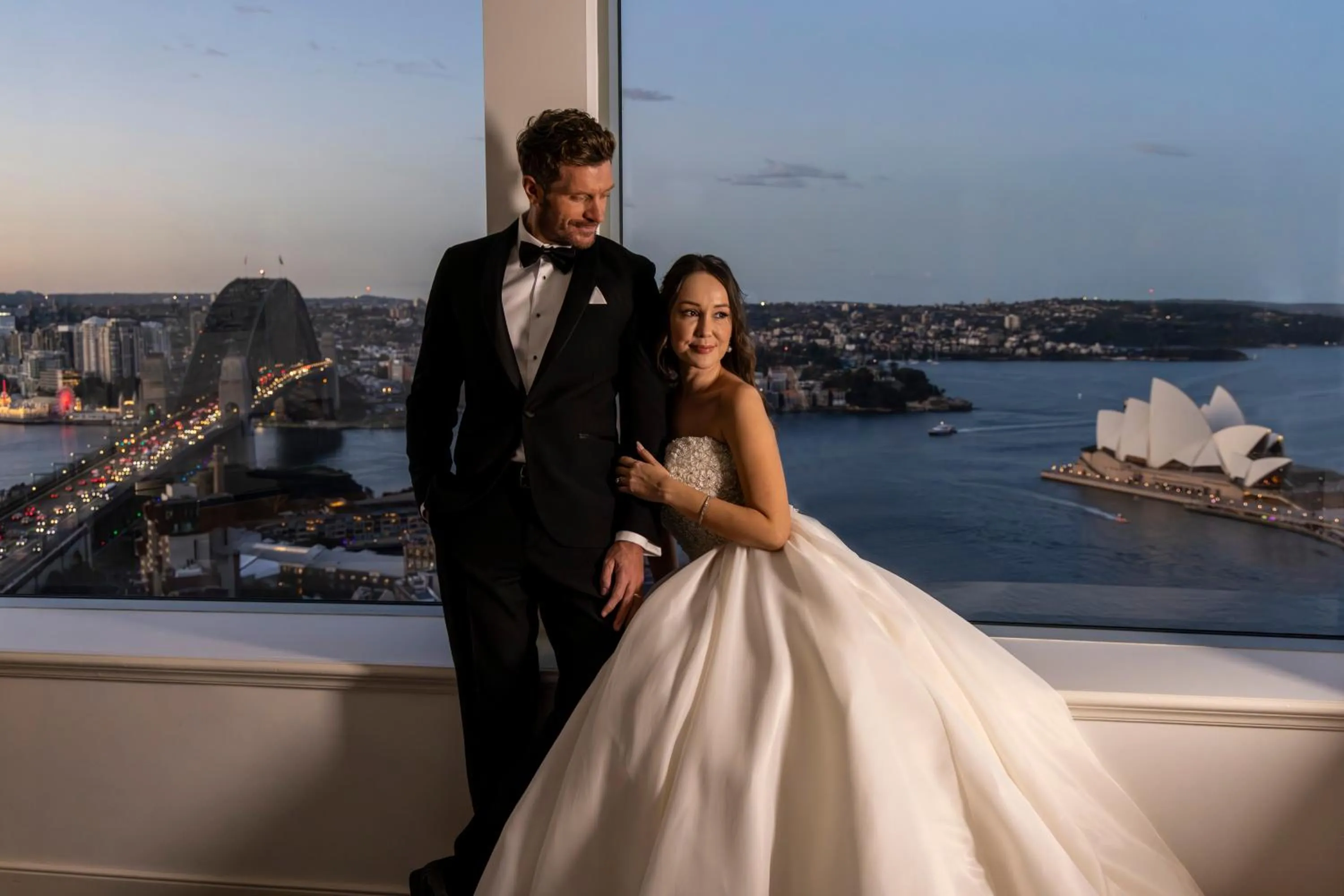wedding in Shangri-La Sydney