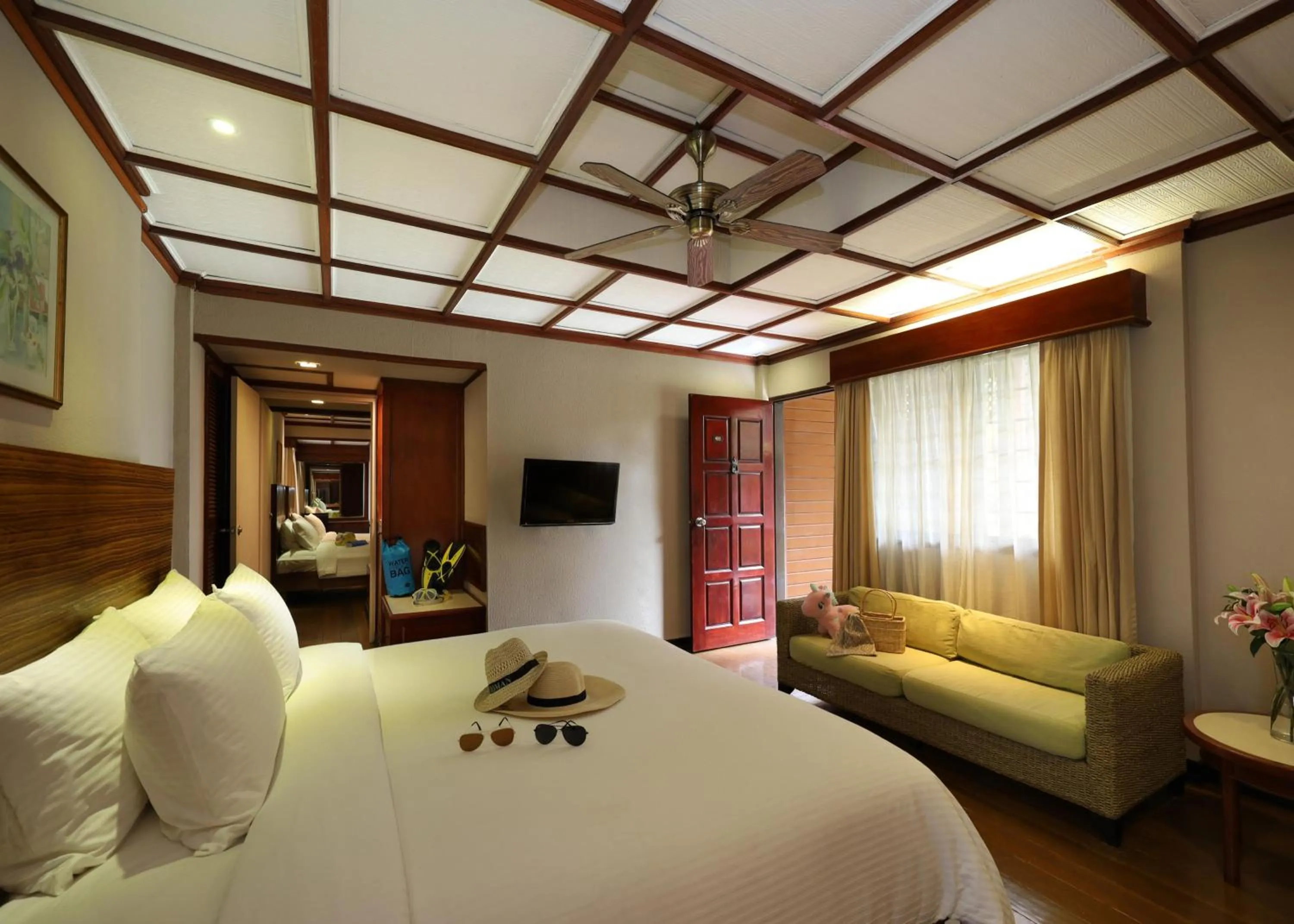 Bedroom, Bed in Berjaya Tioman Resort