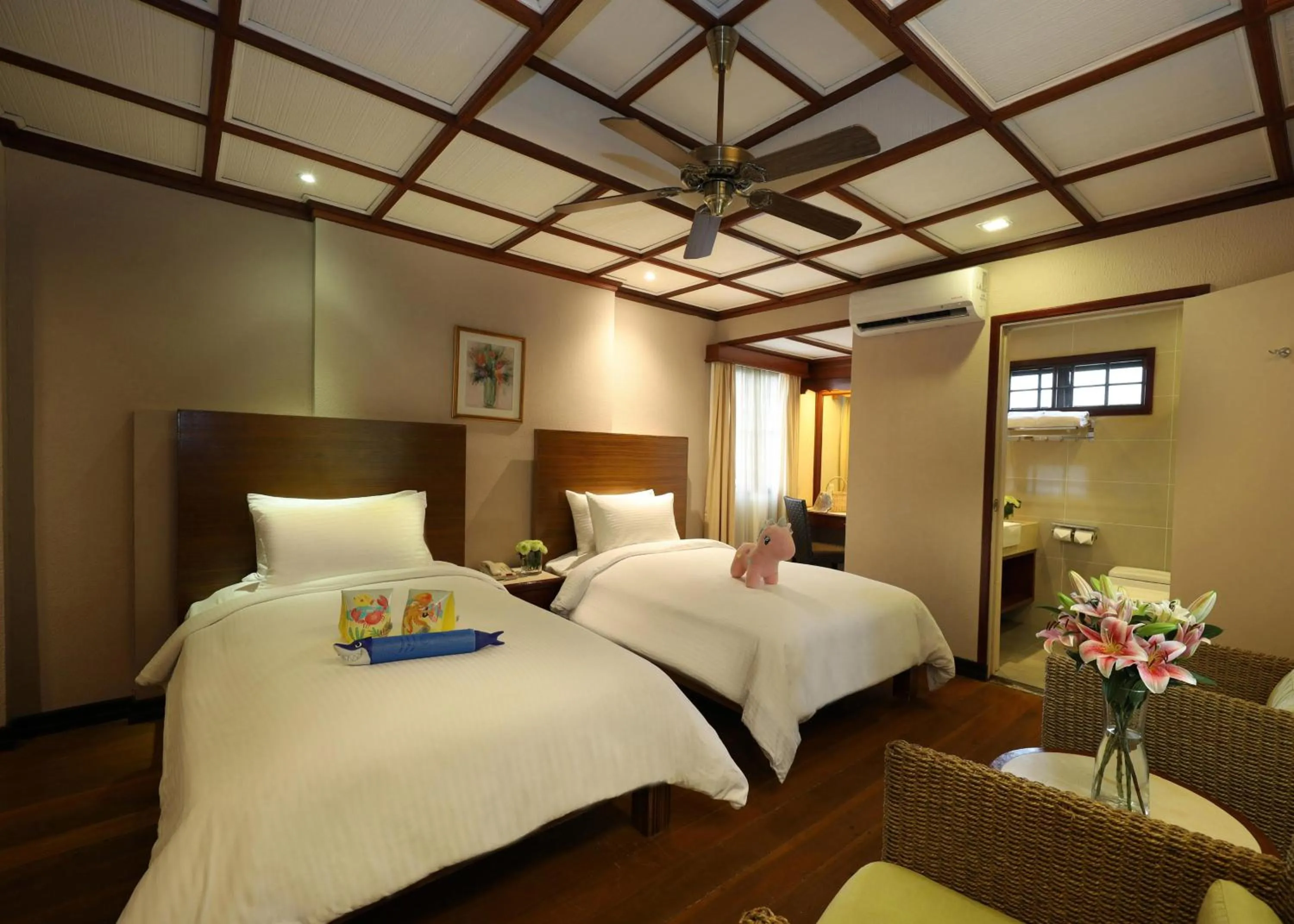 Bed in Berjaya Tioman Resort