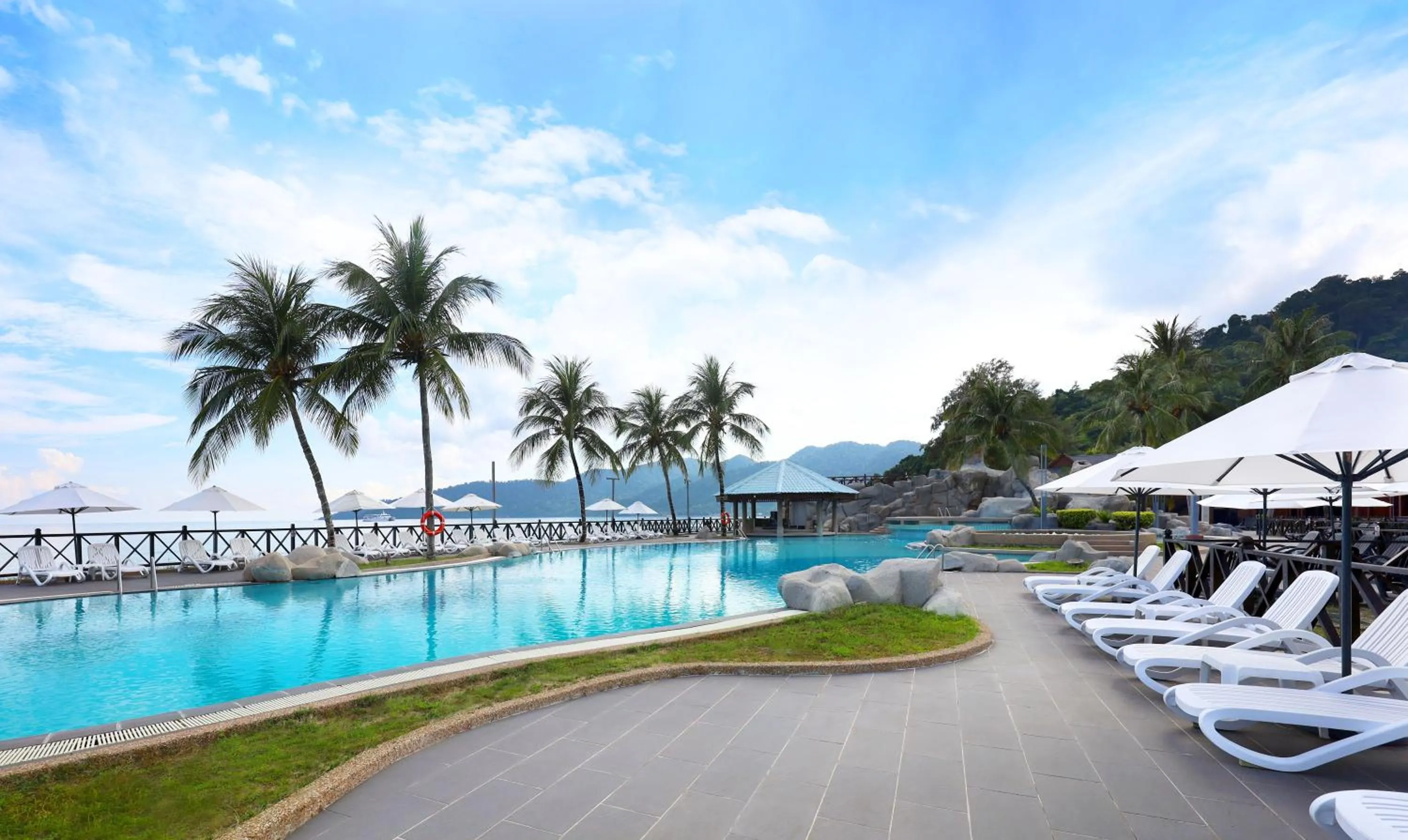 Swimming pool in Berjaya Tioman Resort