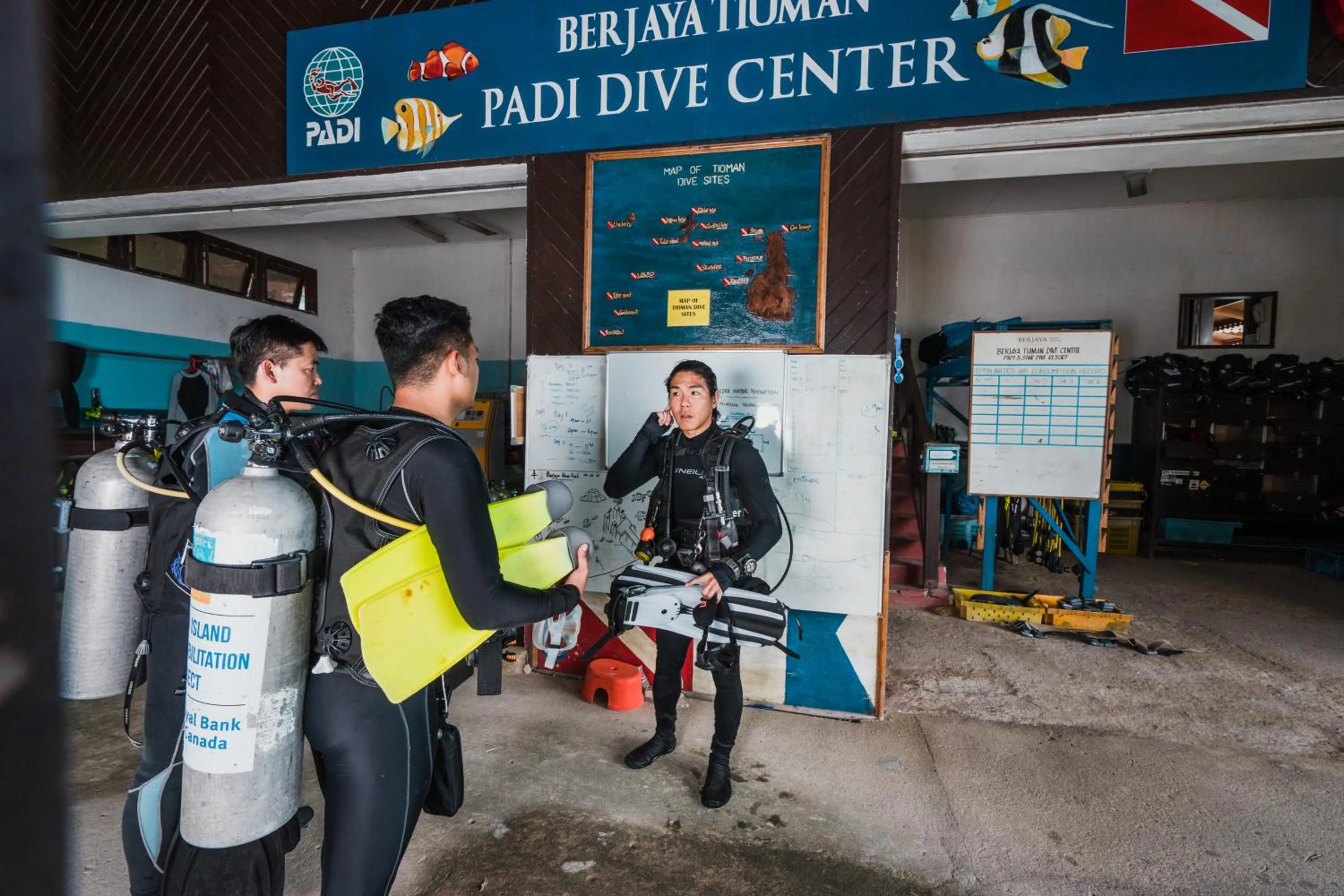 Diving in Berjaya Tioman Resort