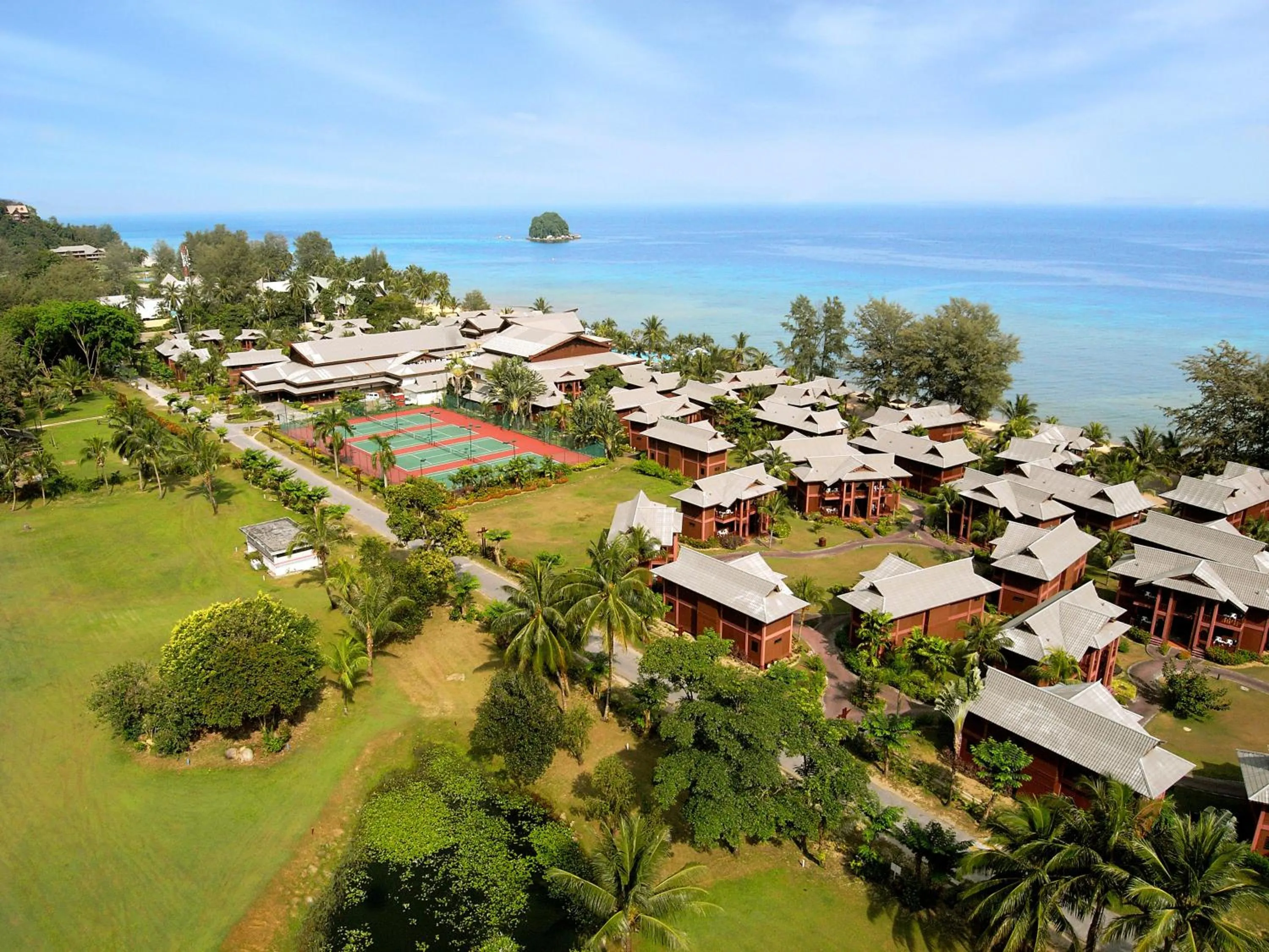 Bird's eye view in Berjaya Tioman Resort