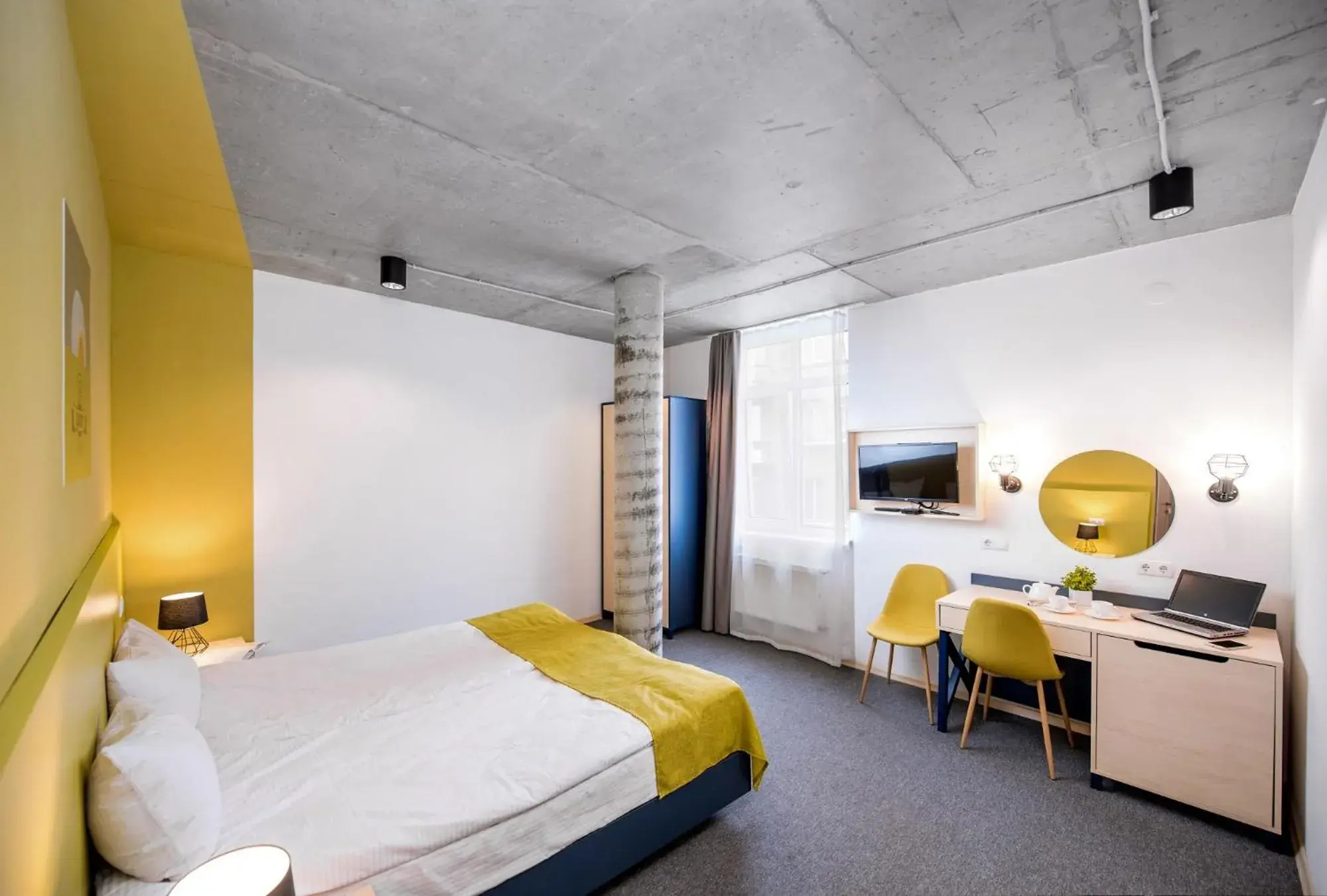 Double or Twin Room with City View in Jam Hotel Hnatyuka Double or Twin Room with City View in Jam Hotel Hnatyuka