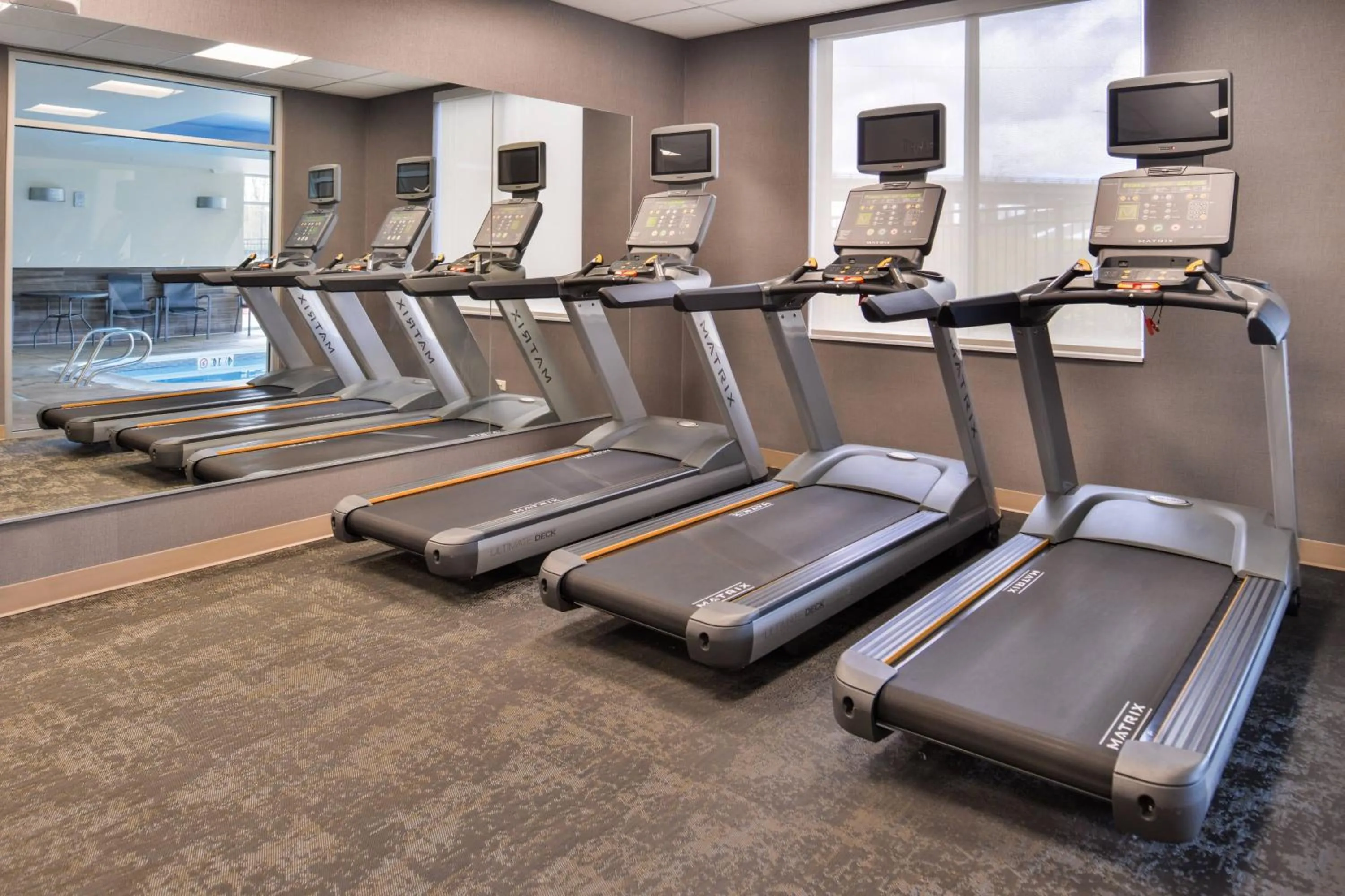 Fitness centre/facilities in Fairfield Inn & Suites by Marriott Eugene East/Springfield