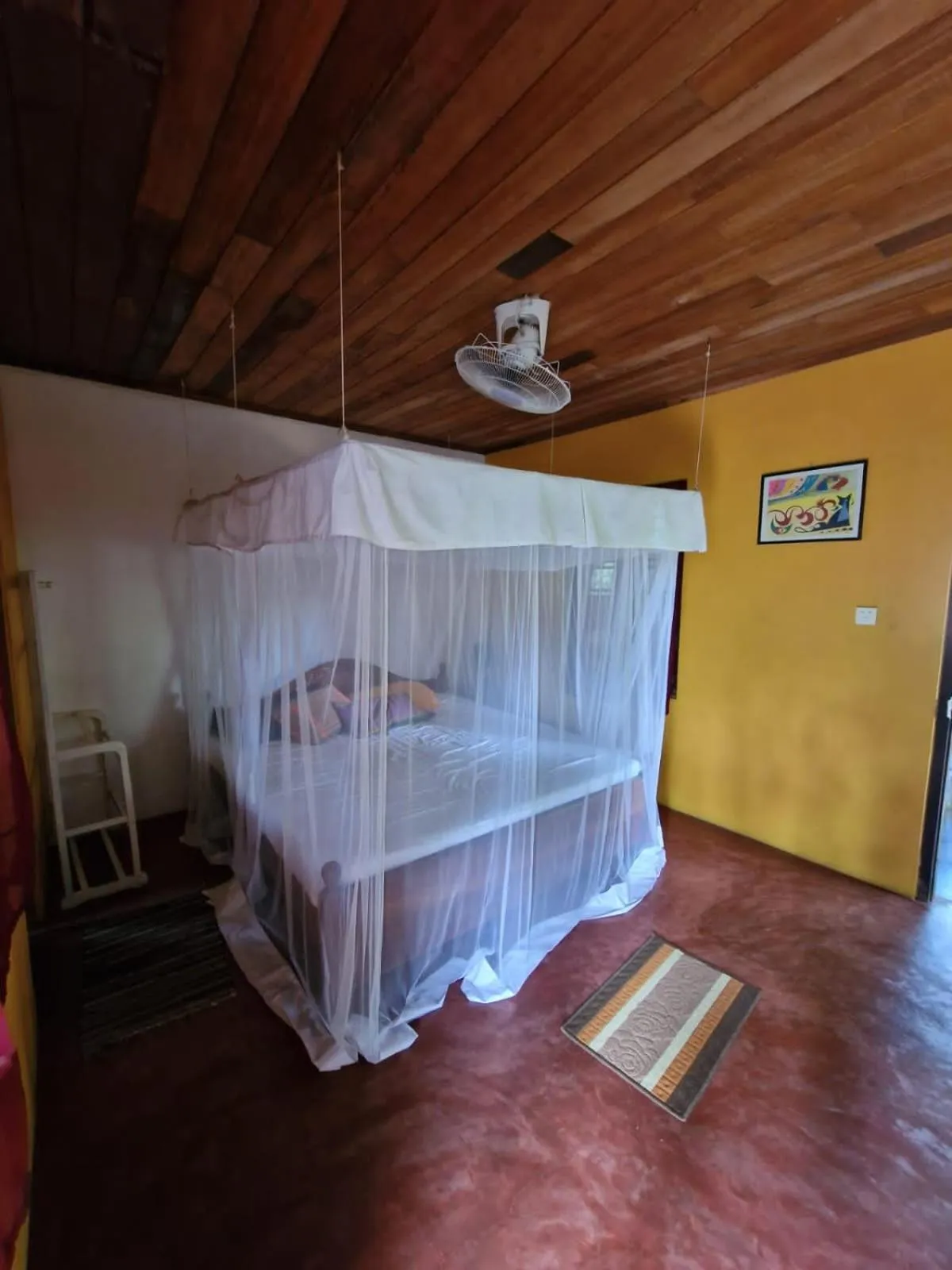 Bed in Nimal`s Homestay