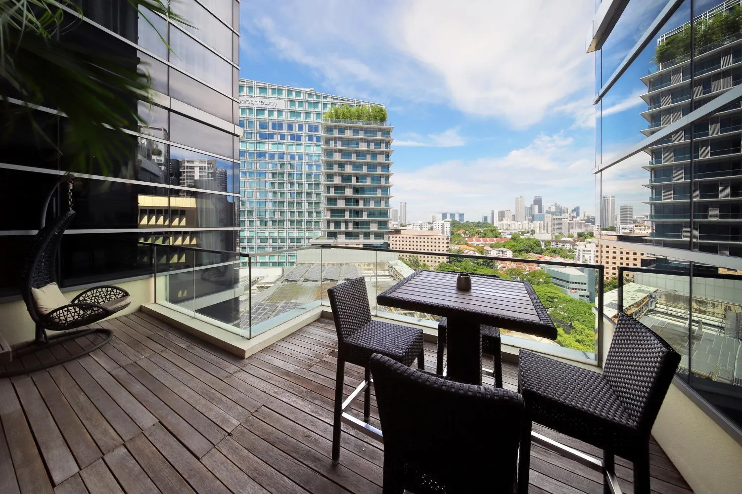 Patio in Pan Pacific Serviced Suites Orchard, Singapore