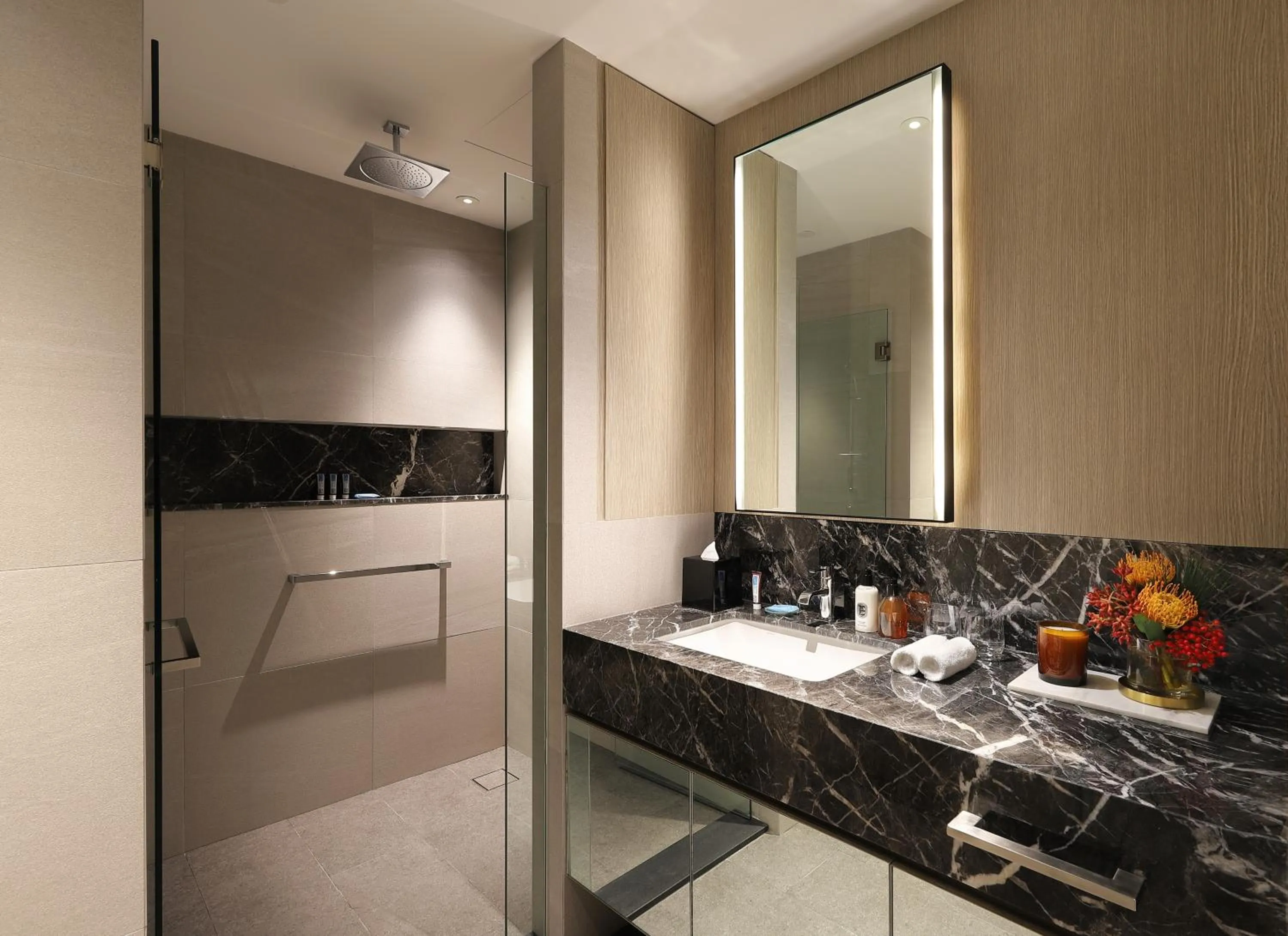 Bathroom in Pan Pacific Serviced Suites Orchard, Singapore