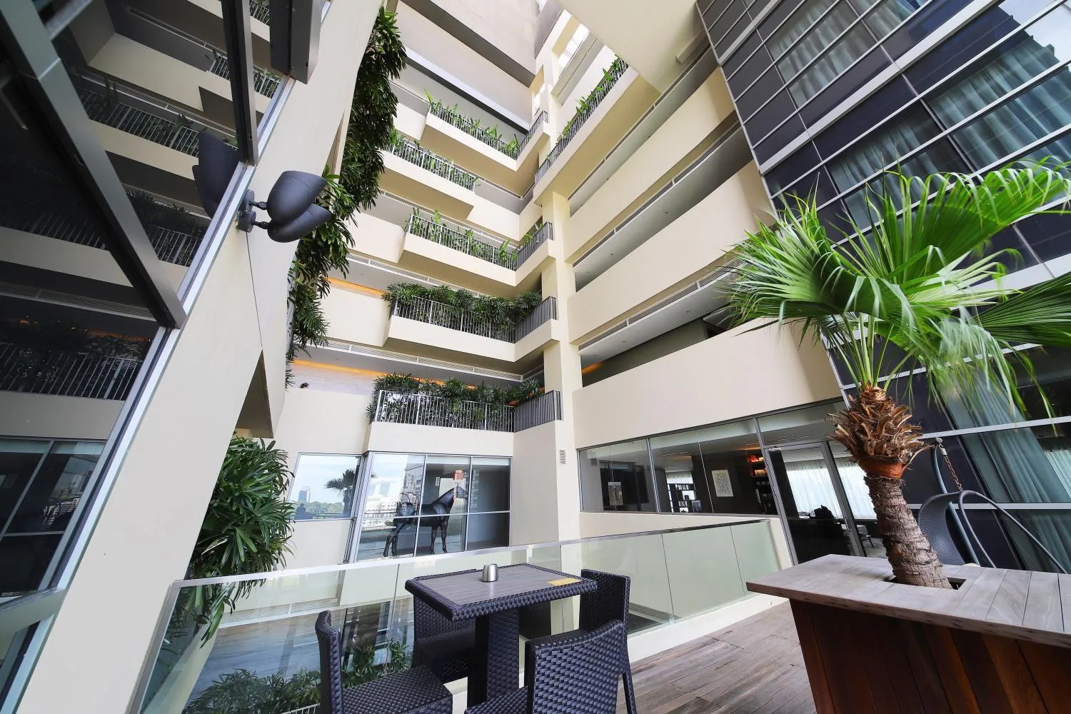 Patio in Pan Pacific Serviced Suites Orchard, Singapore