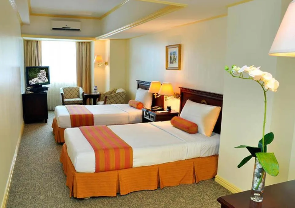 Bed in Networld Hotel Spa and Casino