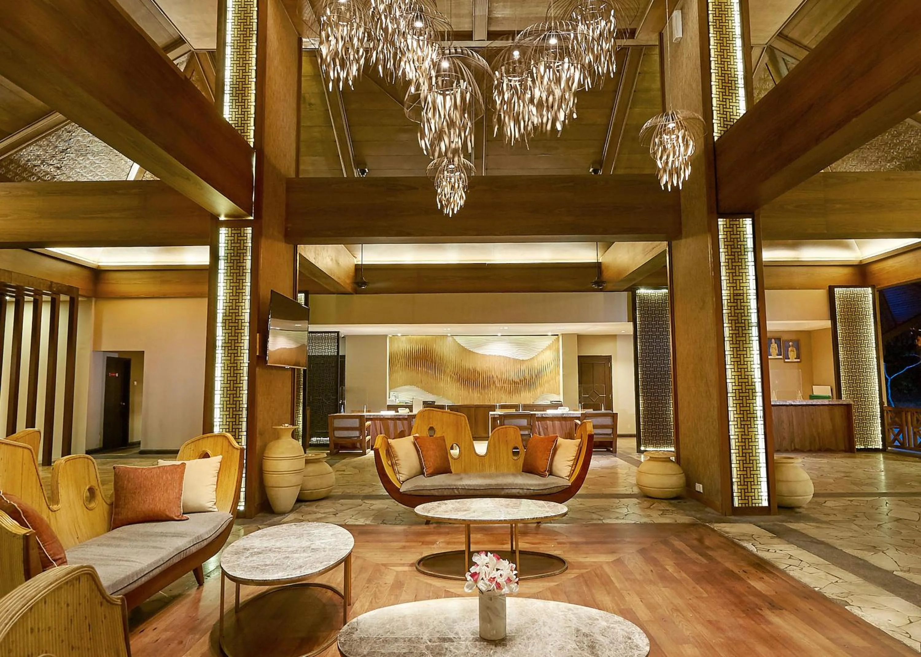 Lobby or reception in The Taaras Beach & Spa Resort