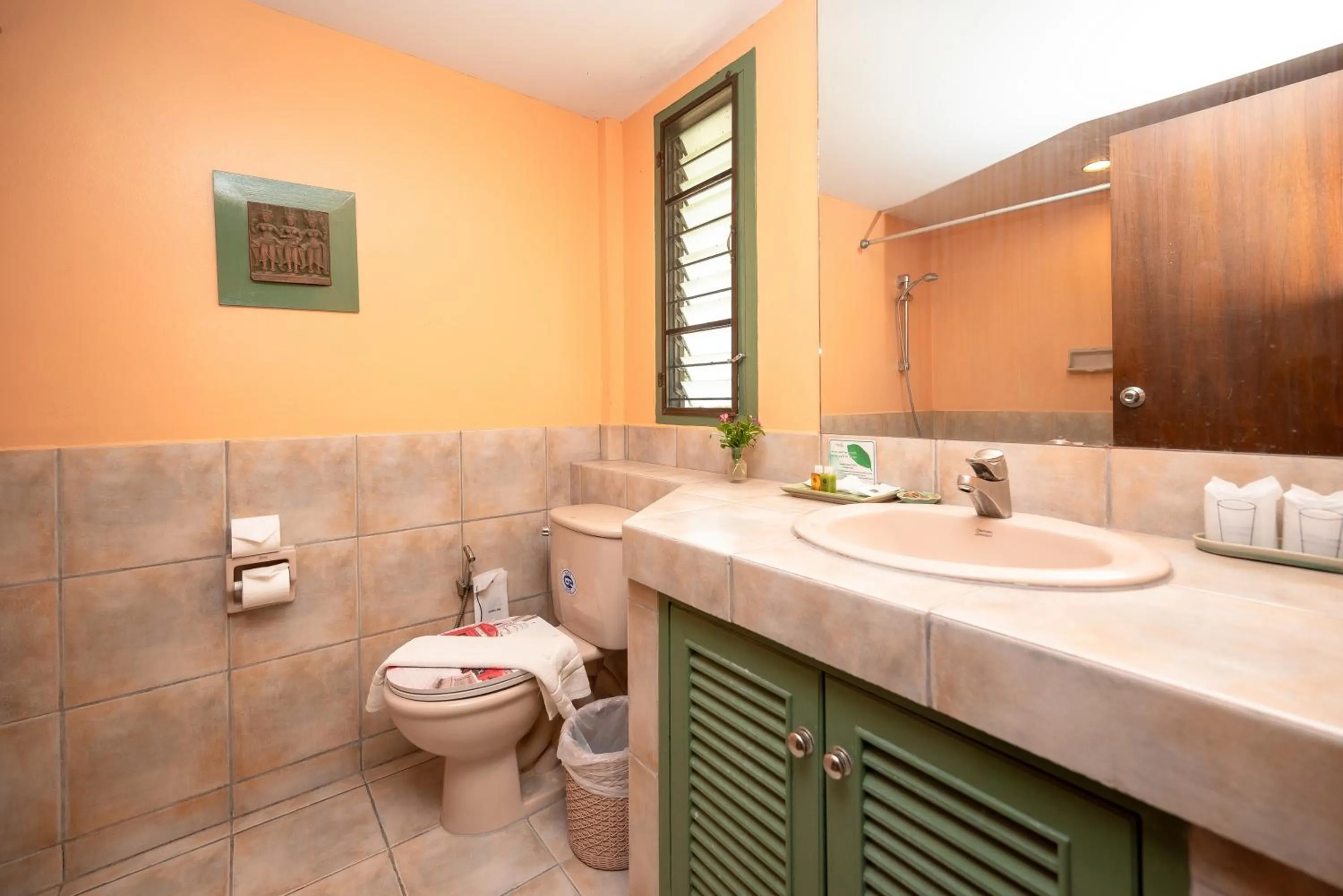 Bathroom in Comsaed River Kwai Resort