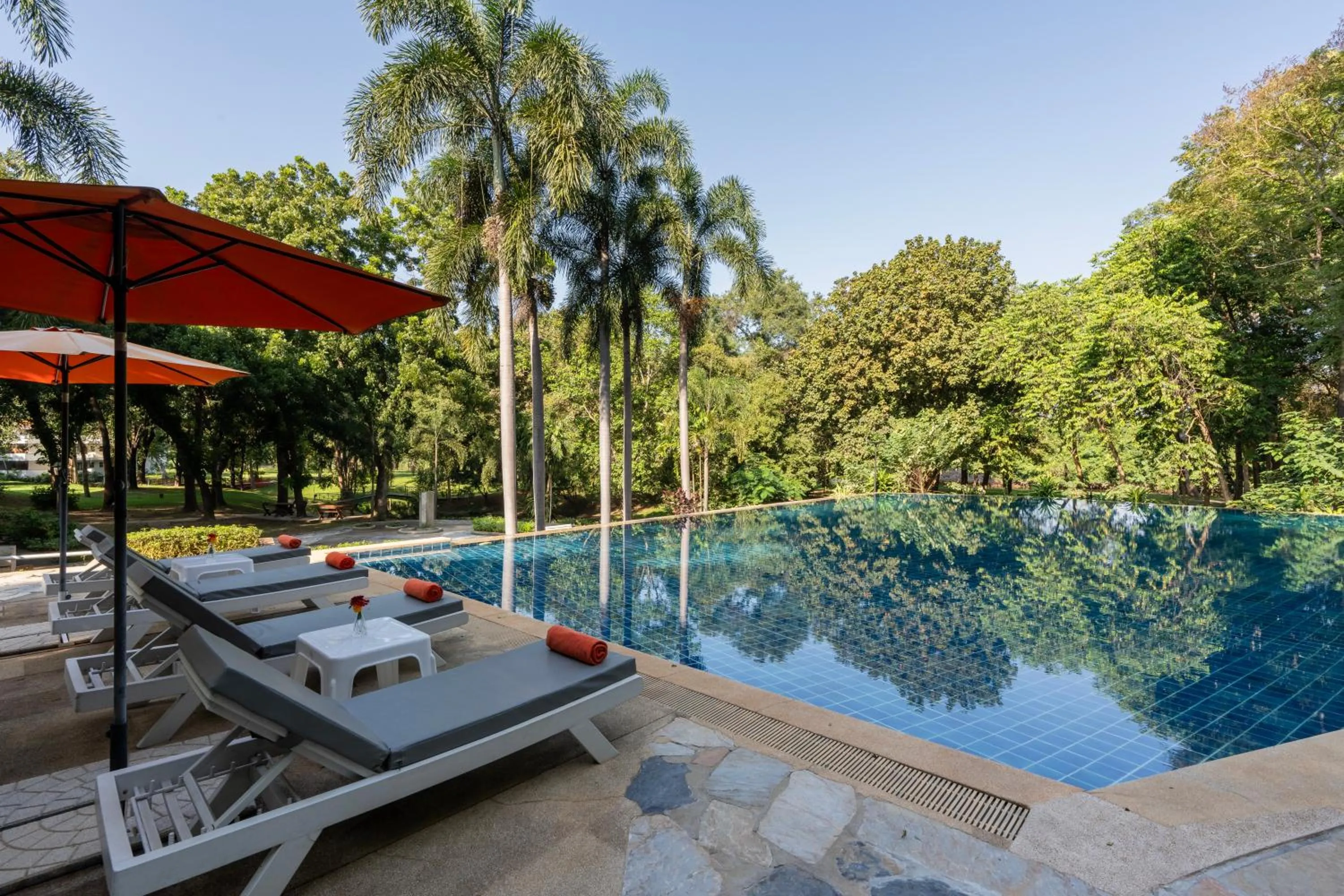 Swimming pool in Comsaed River Kwai Resort