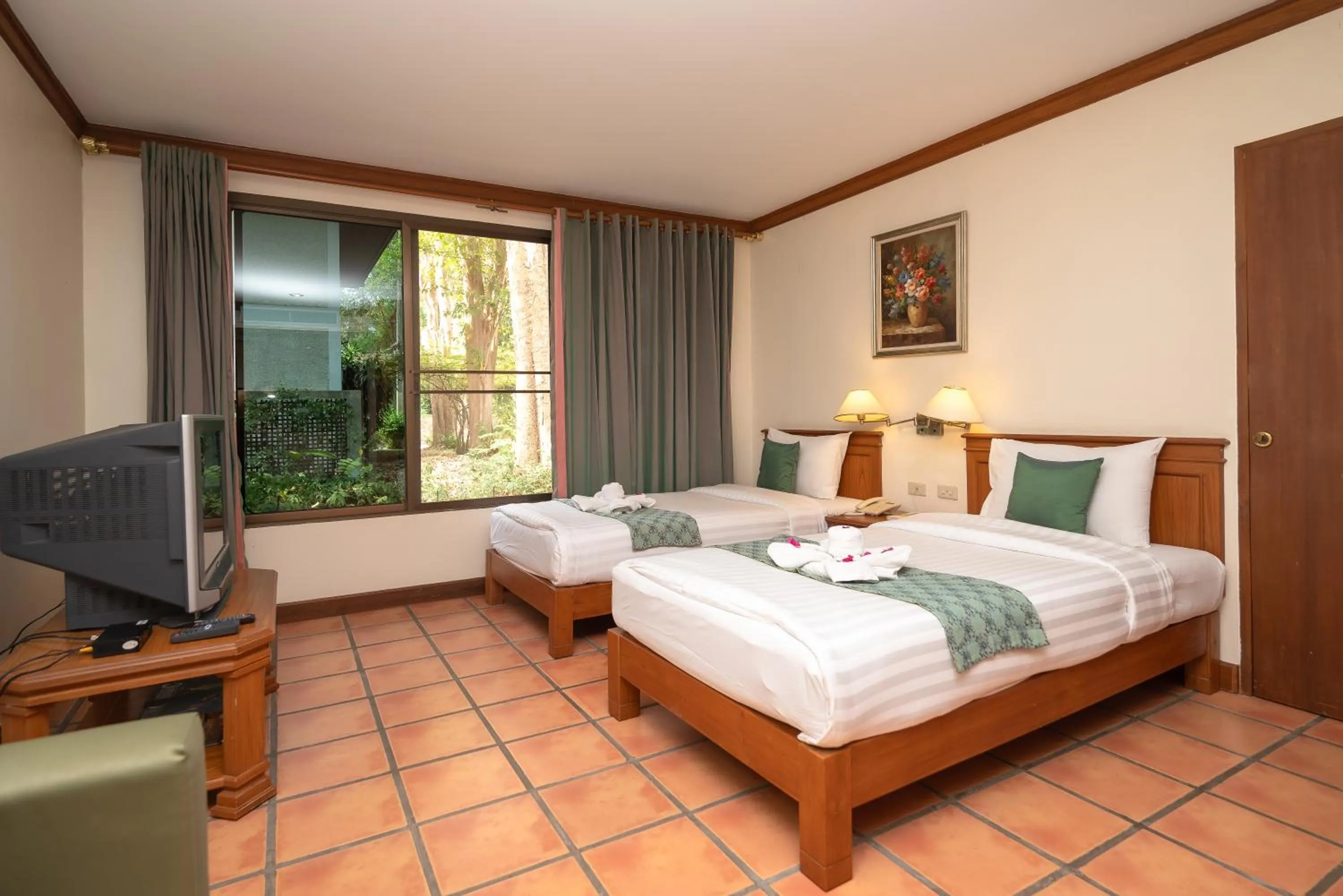 Bedroom, Bed in Comsaed River Kwai Resort