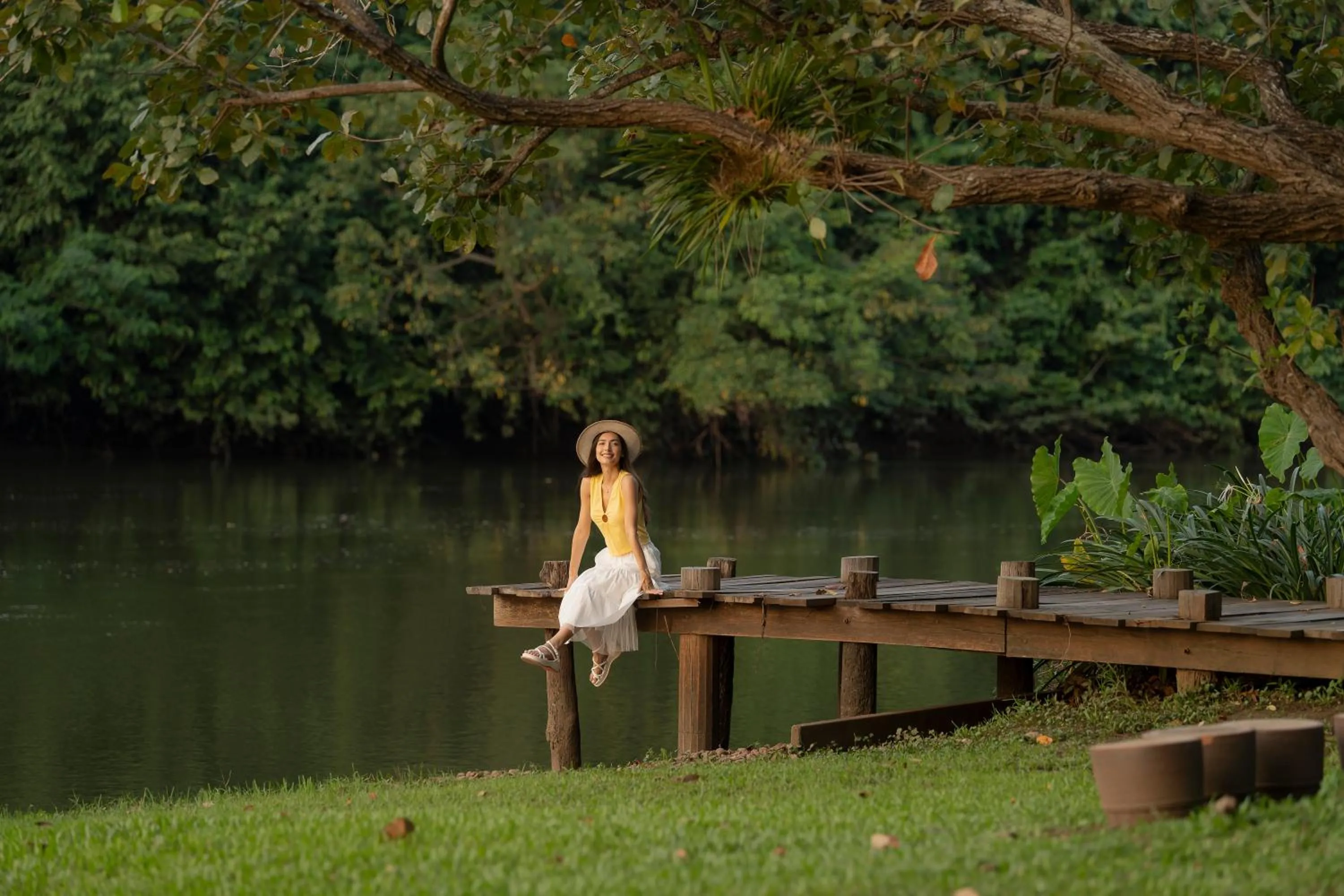 Natural landscape in Comsaed River Kwai Resort