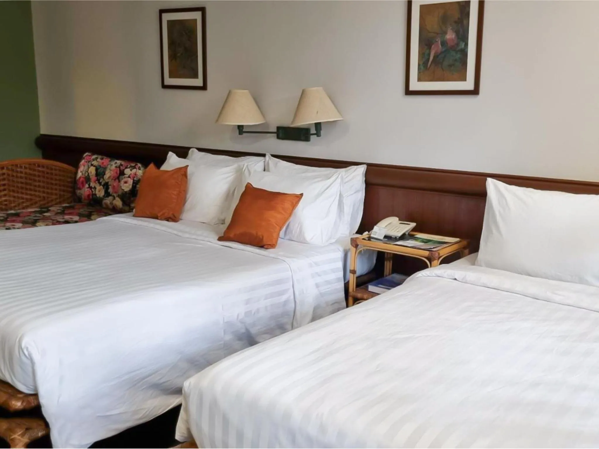 Bed in Comsaed River Kwai Resort