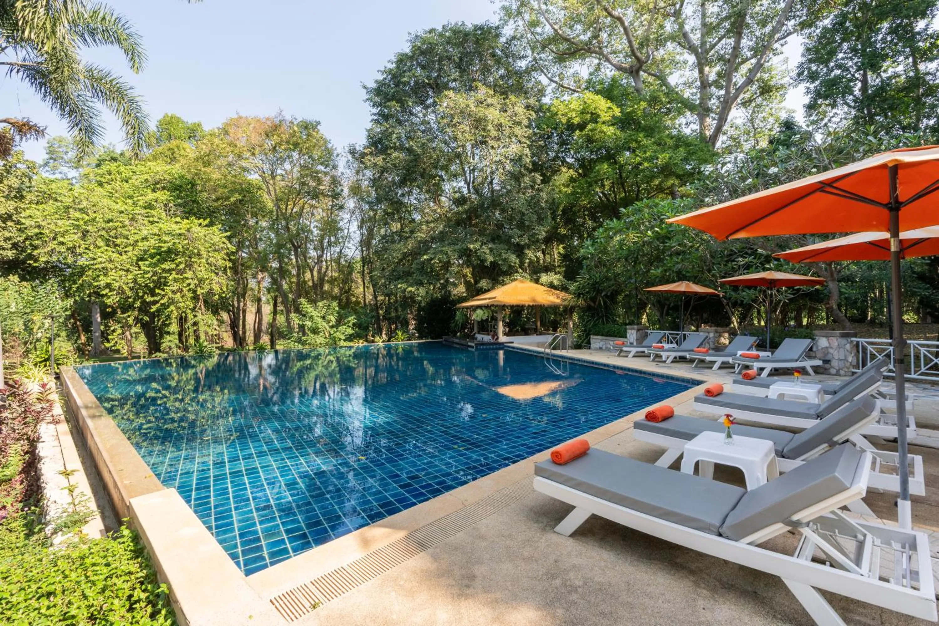 Swimming pool in Comsaed River Kwai Resort