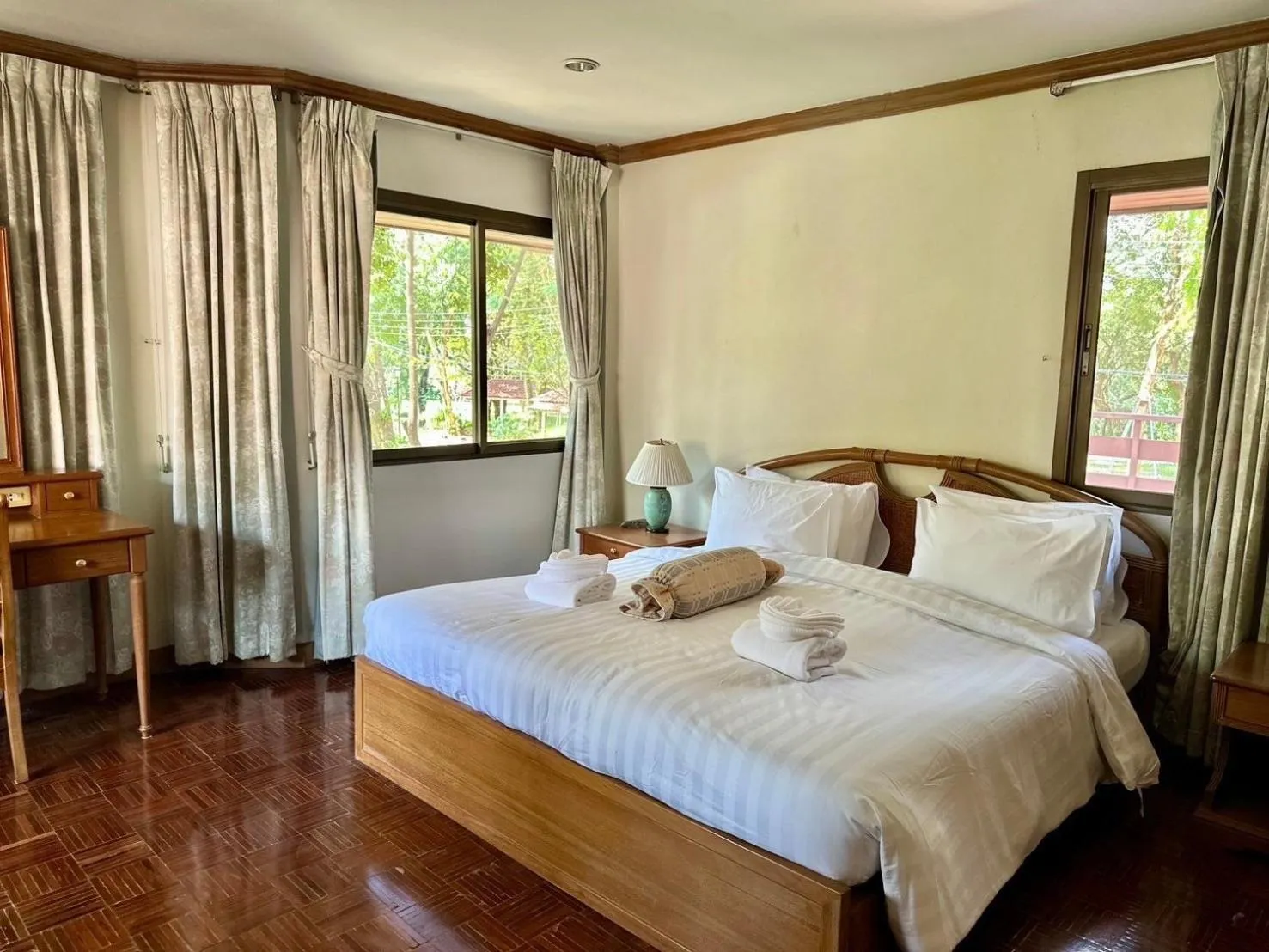 Bedroom, Bed in Comsaed River Kwai Resort