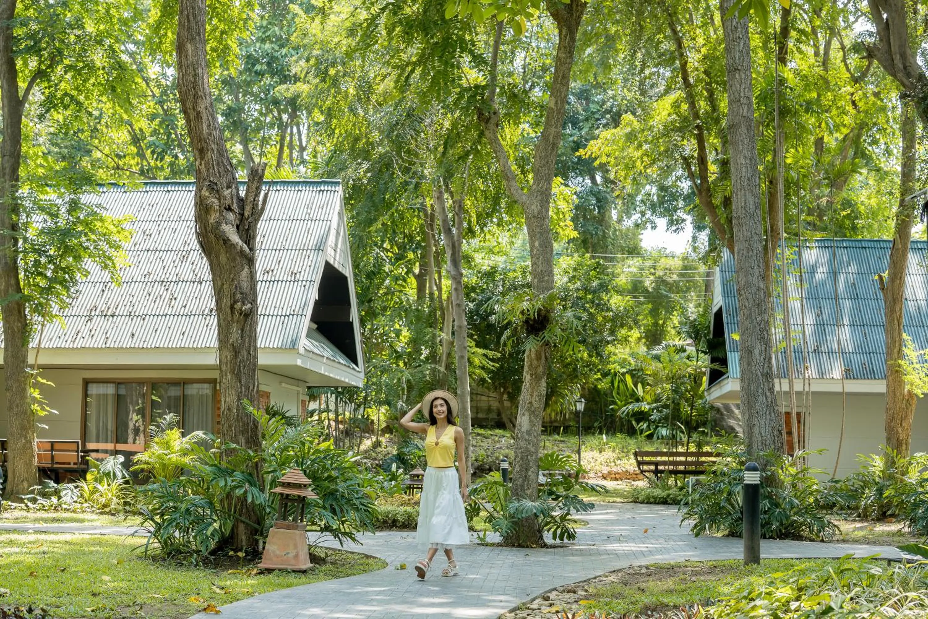 Garden view in Comsaed River Kwai Resort